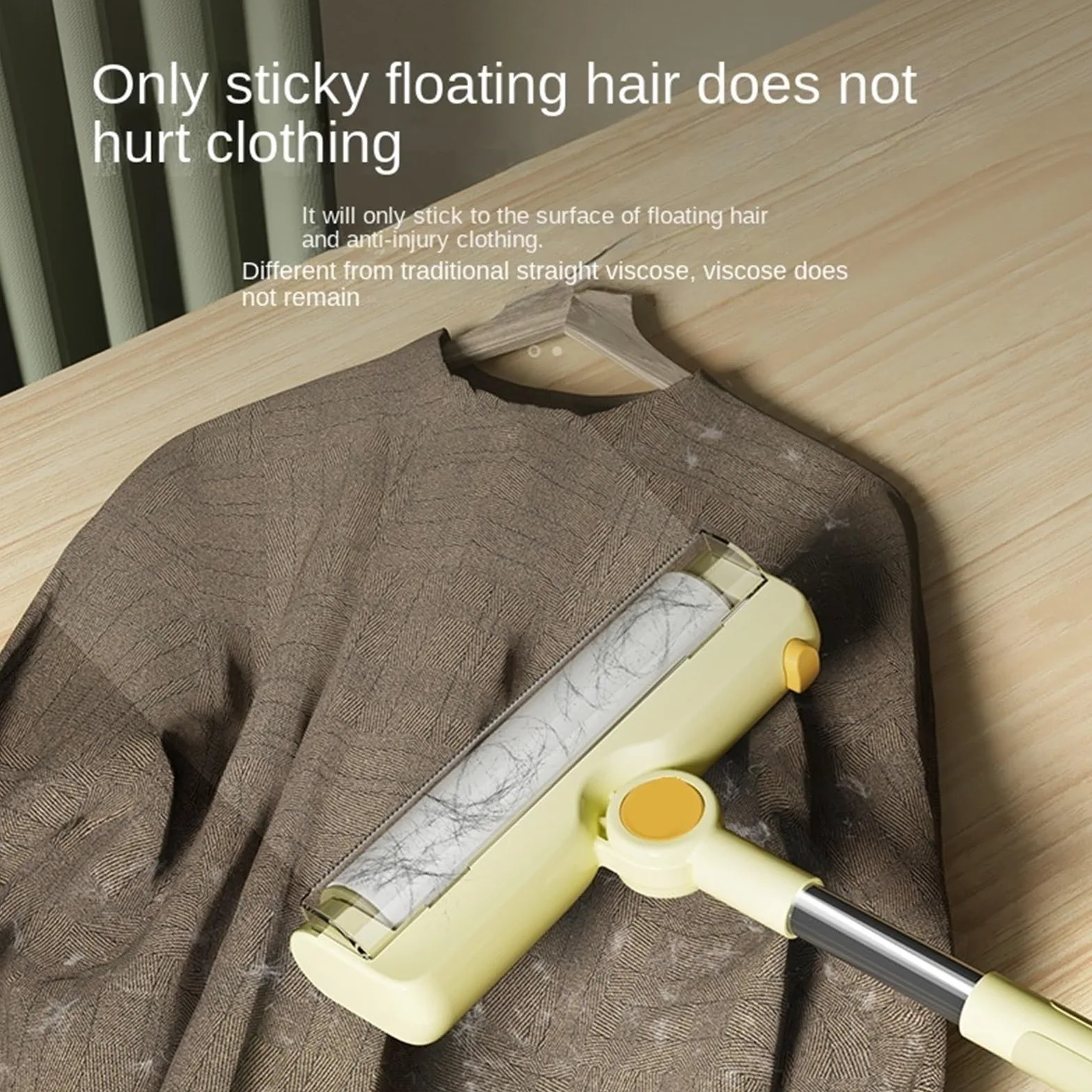 8/10pcs Allargare Lanugine Attaccare Rullo del Cane Gatto di Rimozione dei Capelli Abbigliamento Adesivo Pelabile Ricarica Nucleo Ricambio per Vestiti, Divano, Letto(Beige-8rolls)