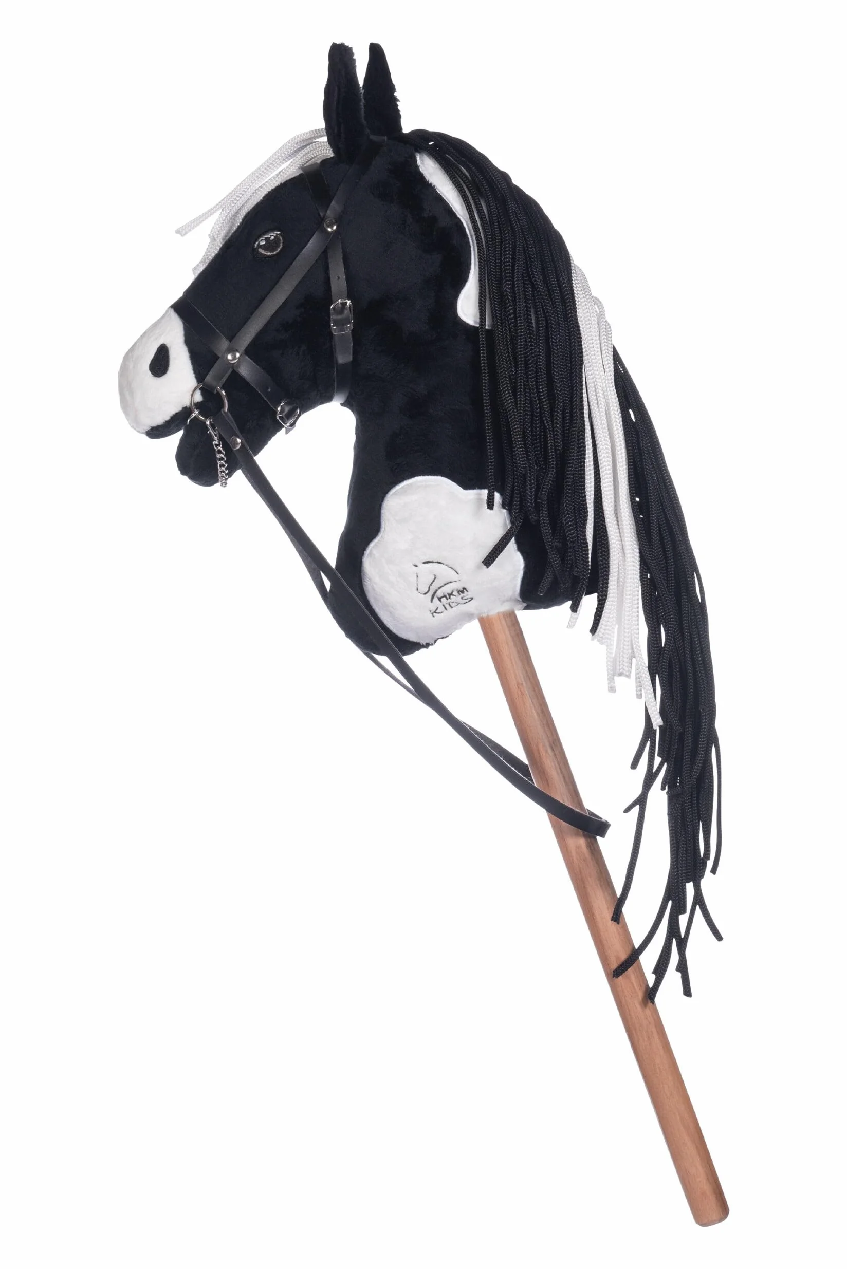 HKM Hobby Horse Cavallino Black/White One Size