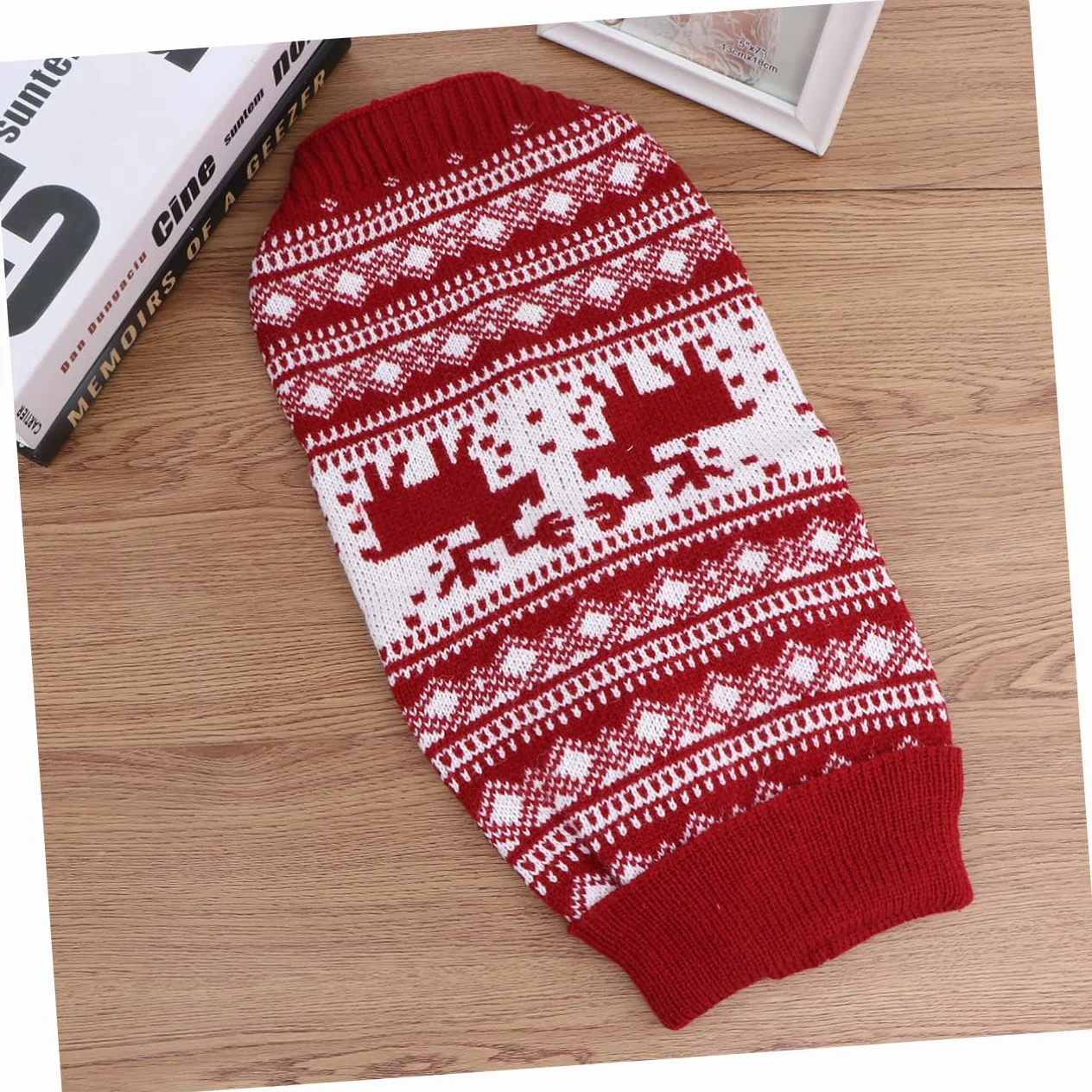 BESPORTBLE 3 Pz Maglione Caldo a Collo Alto per Animali Domestici Cappotto Cane Cappottino Cane Vestiti per Cuccioli Pigiama Natalizio per Cani Maglioni Natalizi Vestiti Invernali per Cani