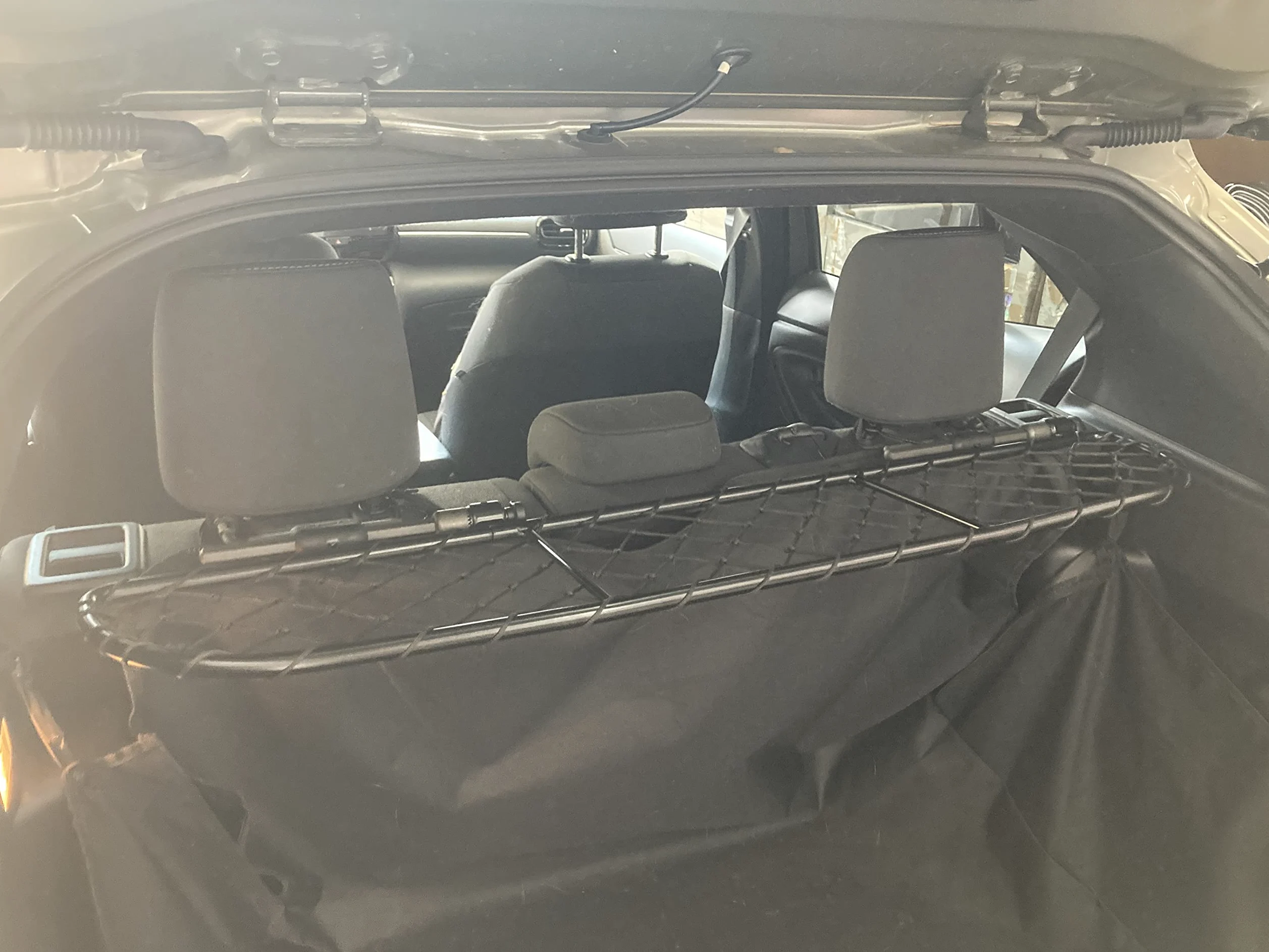 ERGOTECH Divisorio Griglia Rete Divisoria per Toyota Yaris Cross, RDA65-XXS8, per Trasporto Cani e Bagagli