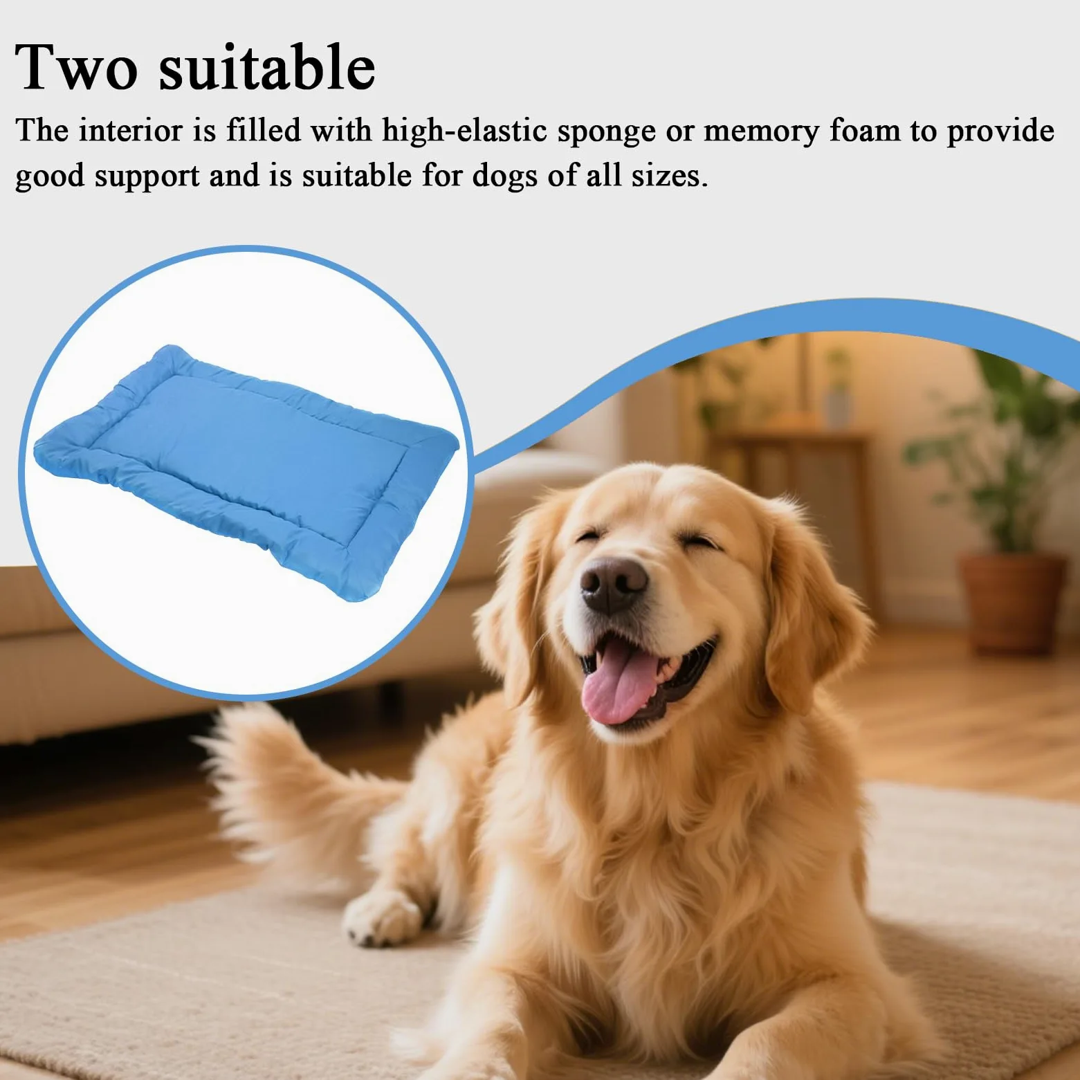 Cuccia Esterna Impermeabile per Cane Tappetino Impermeabile Lavabile | Esterno Taglia Grande Per Cani Arrotolabile, Pieghevole, Leggera, Per Interno E Esterno