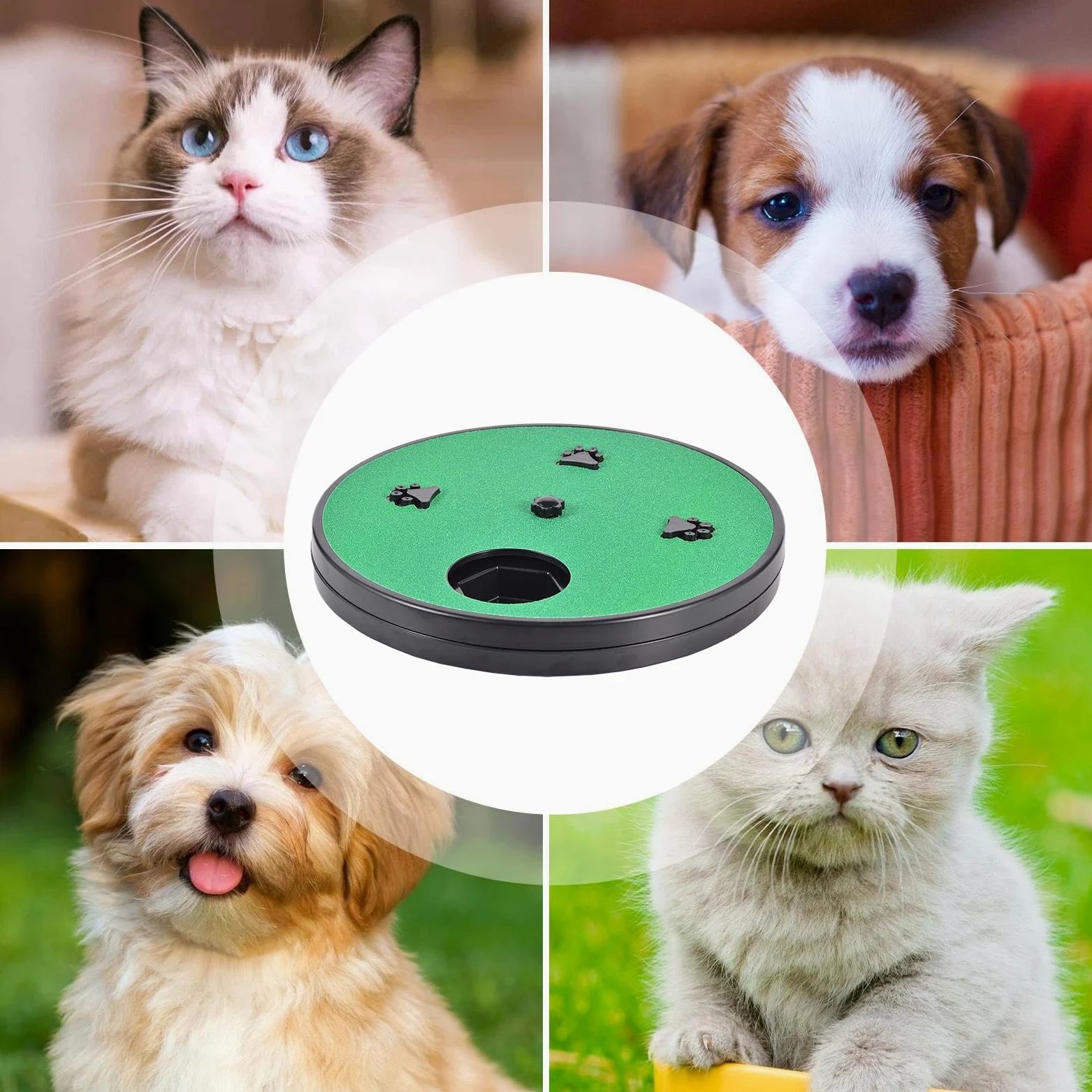 Lima Unghie per Cani - Gratta E Ricevi Snack con Puzzle - Tavola Unghie | Rotante Girabile,Per Uso Interno Mobili Divano Auto Addestramento Foraggiamento