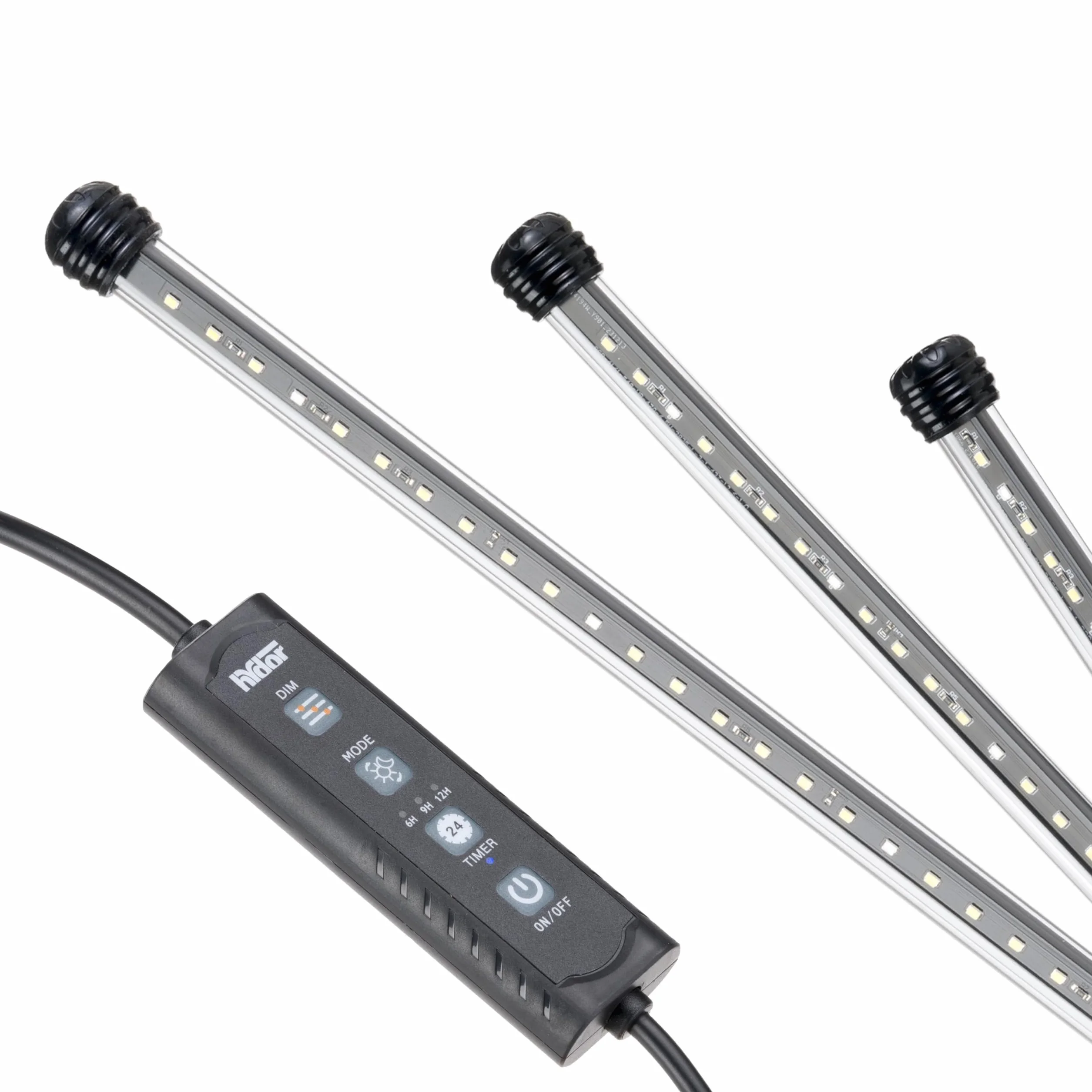 Hydor Acquario 40 Litri in Vetro per Pesci Tropicali o d'Acqua Dolce, Include: Lampada LED, Filtro Interno a 2 stadi per acqua cristallina, Riscaldatore, 52 x 27 x h 36 cm. Nero