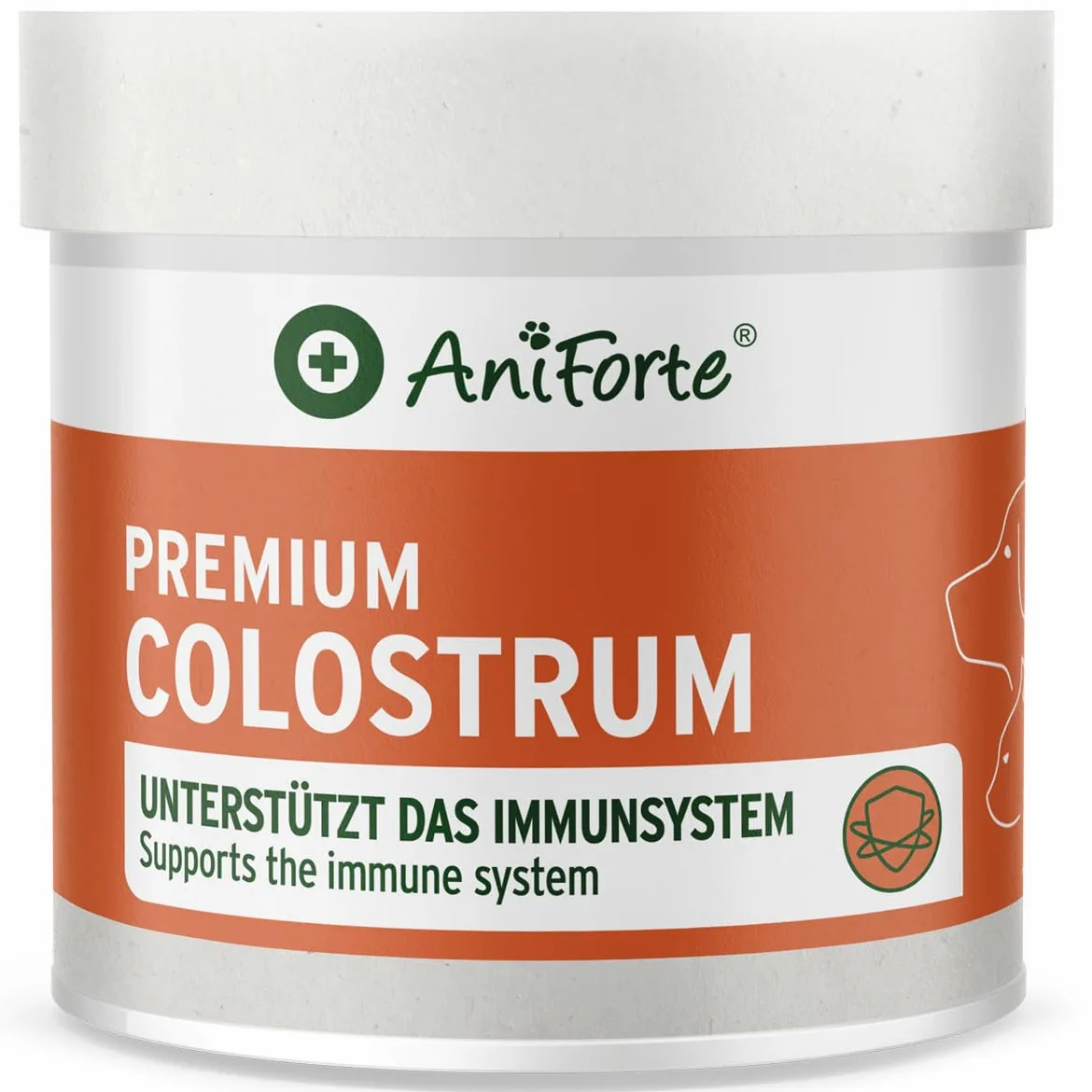 AniForte Premium Colostro per cani e gatti 100g di polvere - Primo latte naturale, supporta il sistema immunitario e il tratto gastrointestinale, immunoglobulina G in qualità alimentare, colostro