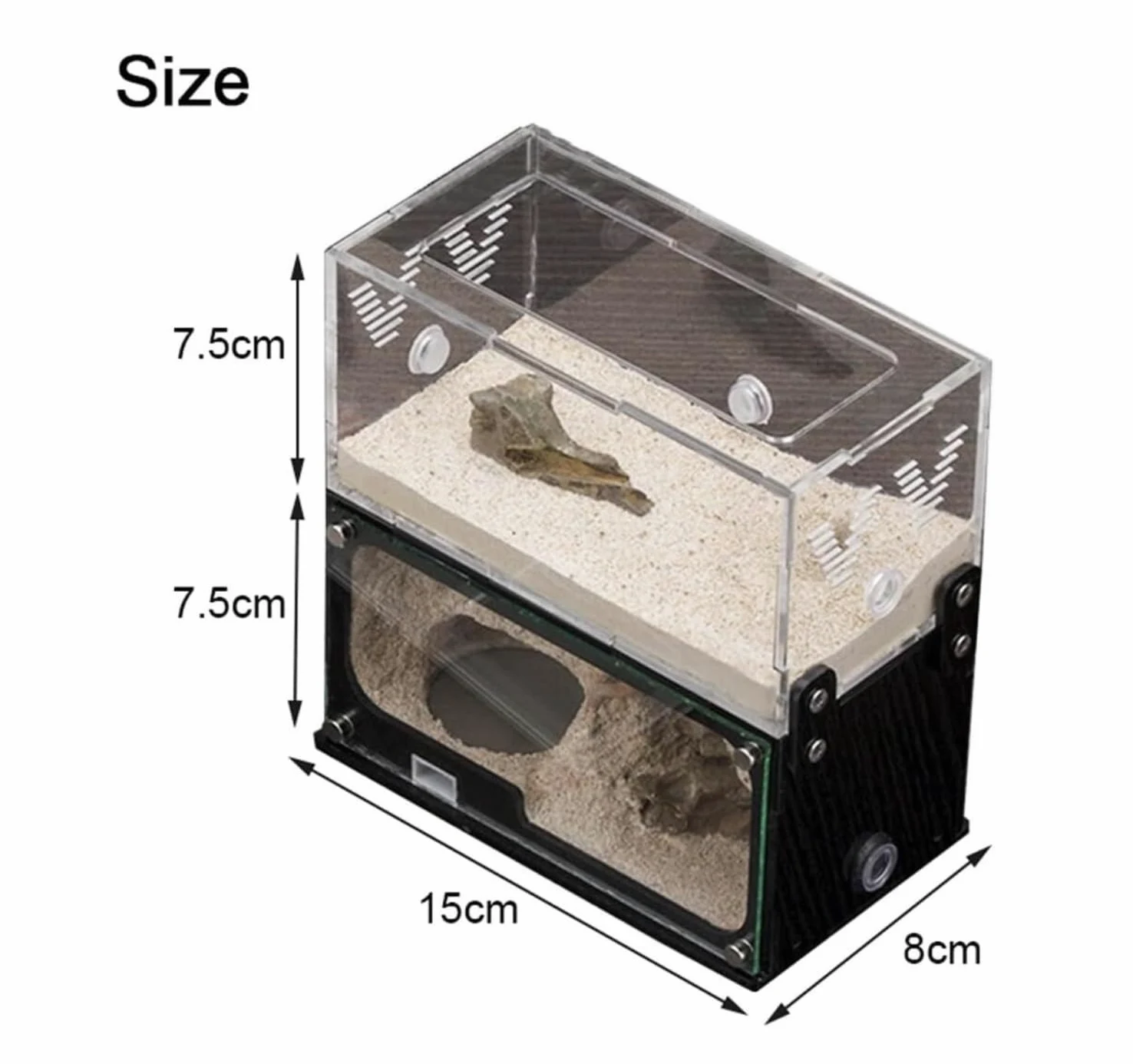 Ant Farm Espansione Formica Nido Idratare Formicarium Box Laboratorio Educativo Acrilico Insetto Villa Formiche Casa Castello