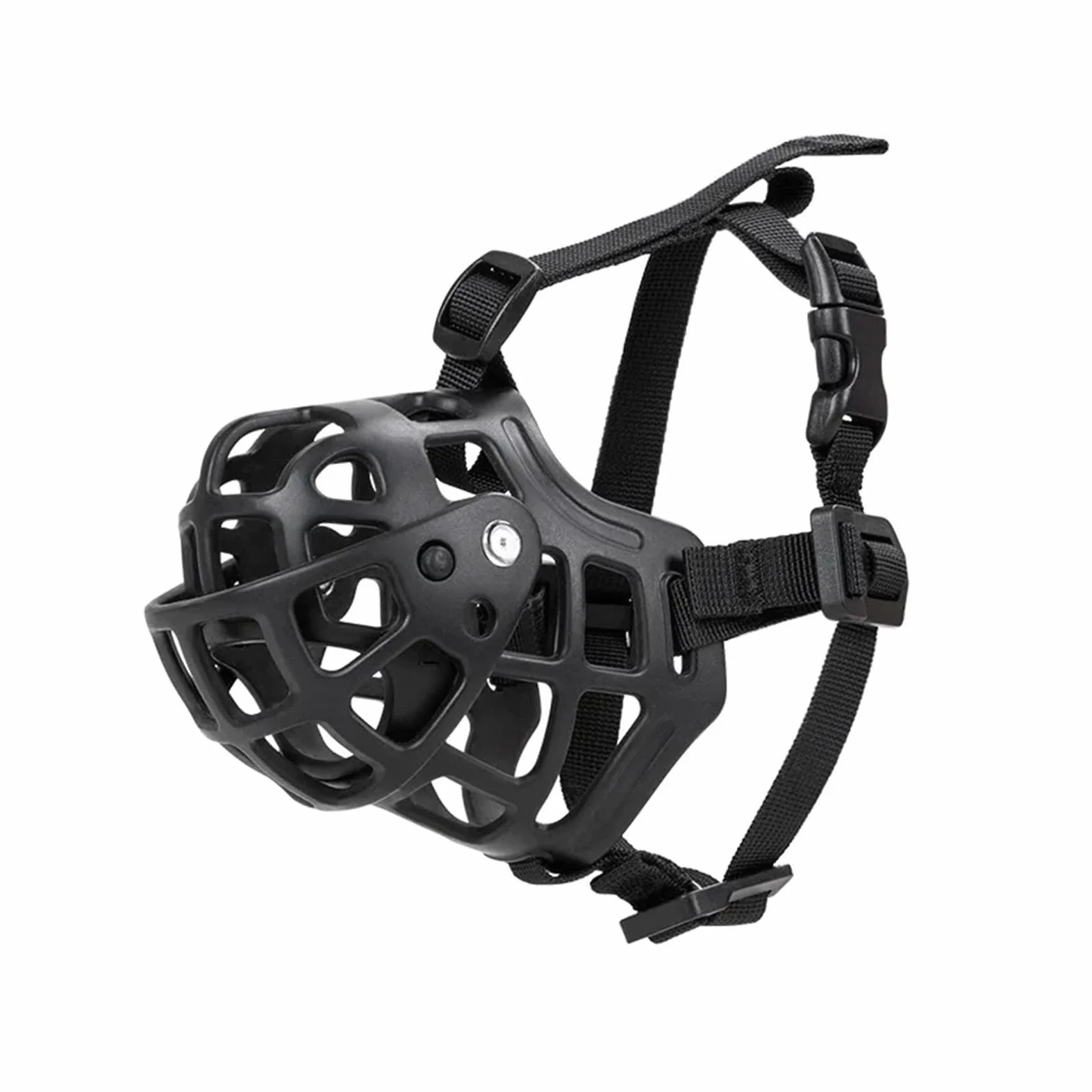 Museruola in Silicone Traspirante per Cani, Regolabile Antimorso e Antilatrato, Cestello Morbido per Shiba Inu e Razze Simili(XXL)
