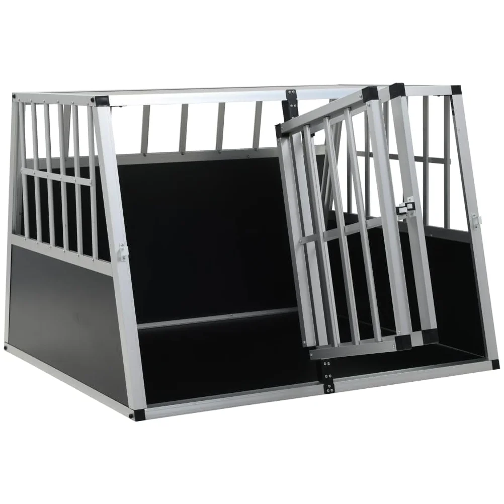 Generico Trasportino per Cani con Doppia Porta 94x88x69 cm,Argento,19.1kg,170665