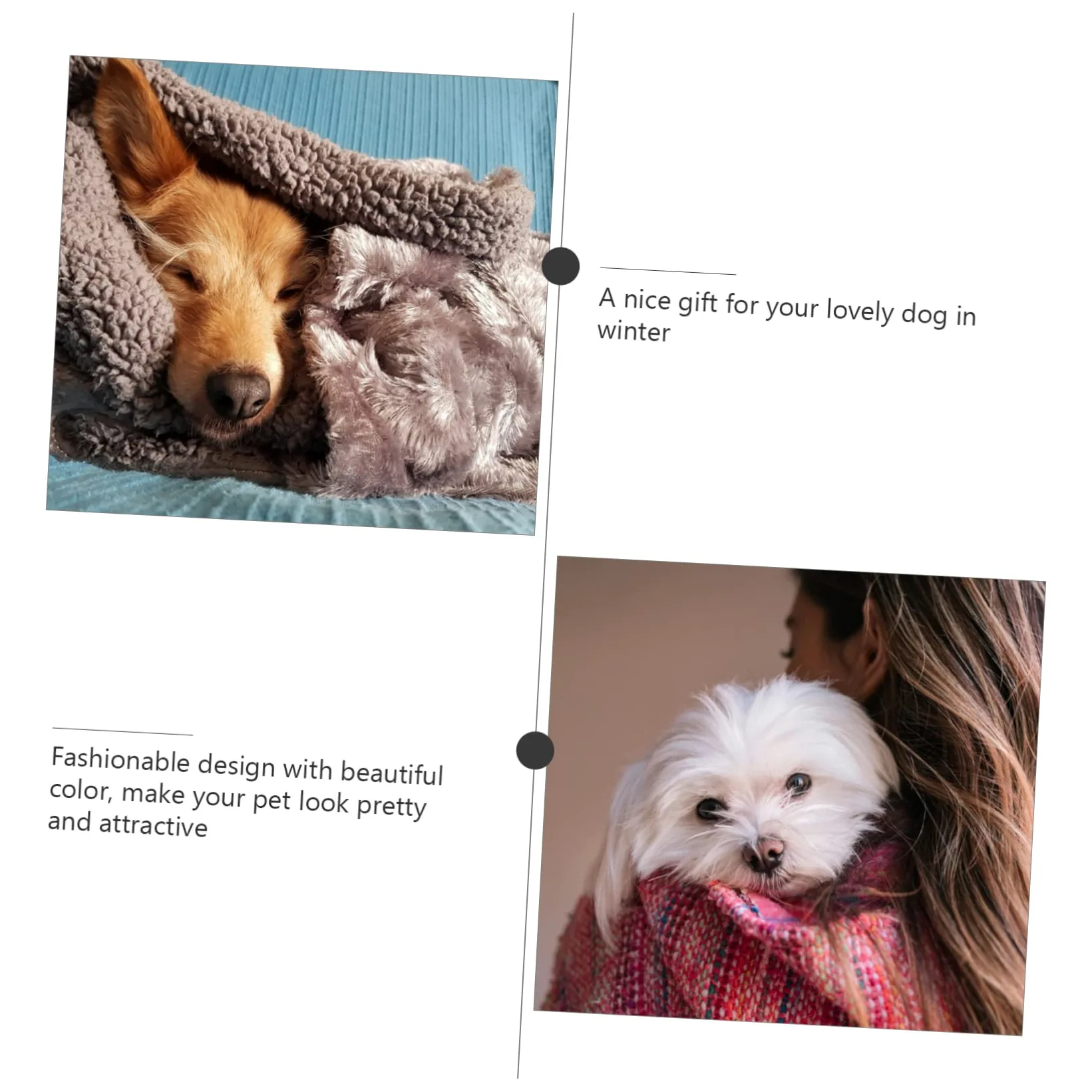 BESPORTBLE 2 Pz Vello Di Cane Felpe Con Cappuccio Per Animali Domestici Felpe Per Cani Abbigliamento Monopezzo Cucciolo Abbigliamento Per Cani Gilet Per Cani Animale Domestico Invernali