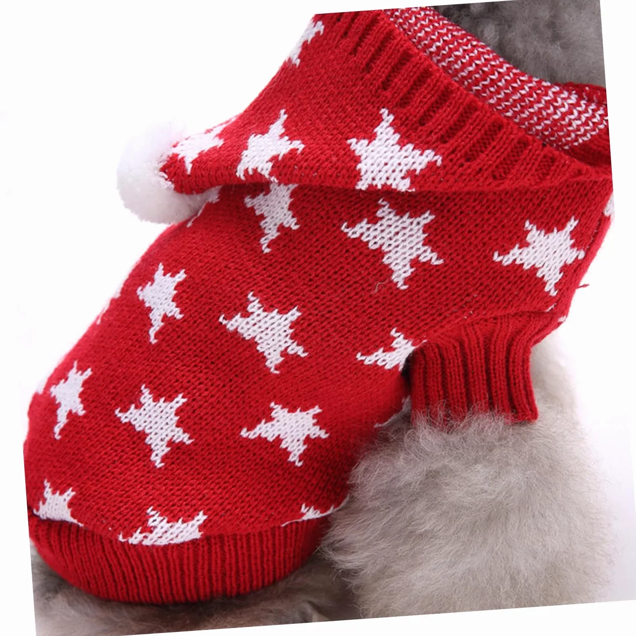 BESPORTBLE 3 Pz Vestiti per Animali Domestici di Natale Canna Maglione per Cuccioli Cappotto Invernale per Cani Maglioni Natalizi Maglione per Cani da Compagnia per Animali