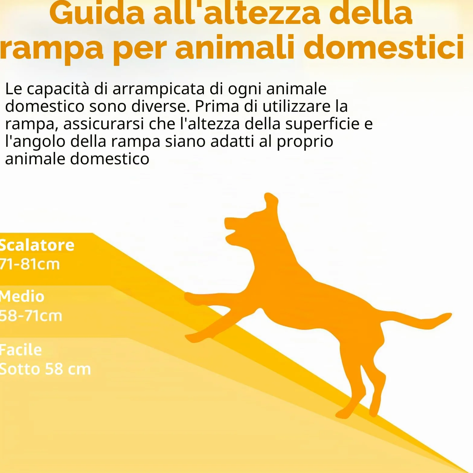 MAMIZO Rampa per Cani, Rampa Pieghevole per Cani, Rampa per Bagagliaio per Animali Domestici