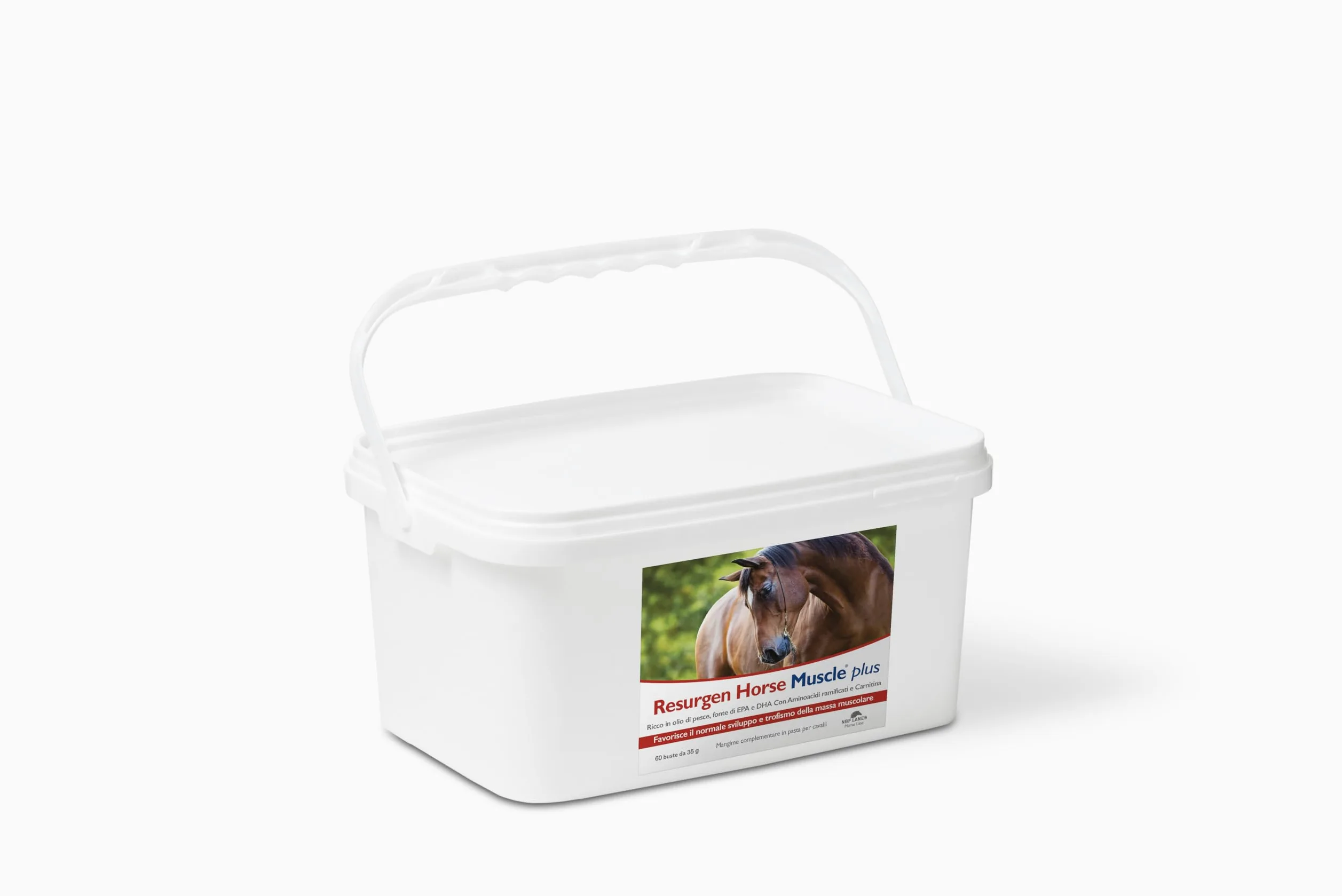 NBF Lanes | Resurgen Horse Muscle Plus - Supporto Muscolare per Cavalli (60 Bustine)