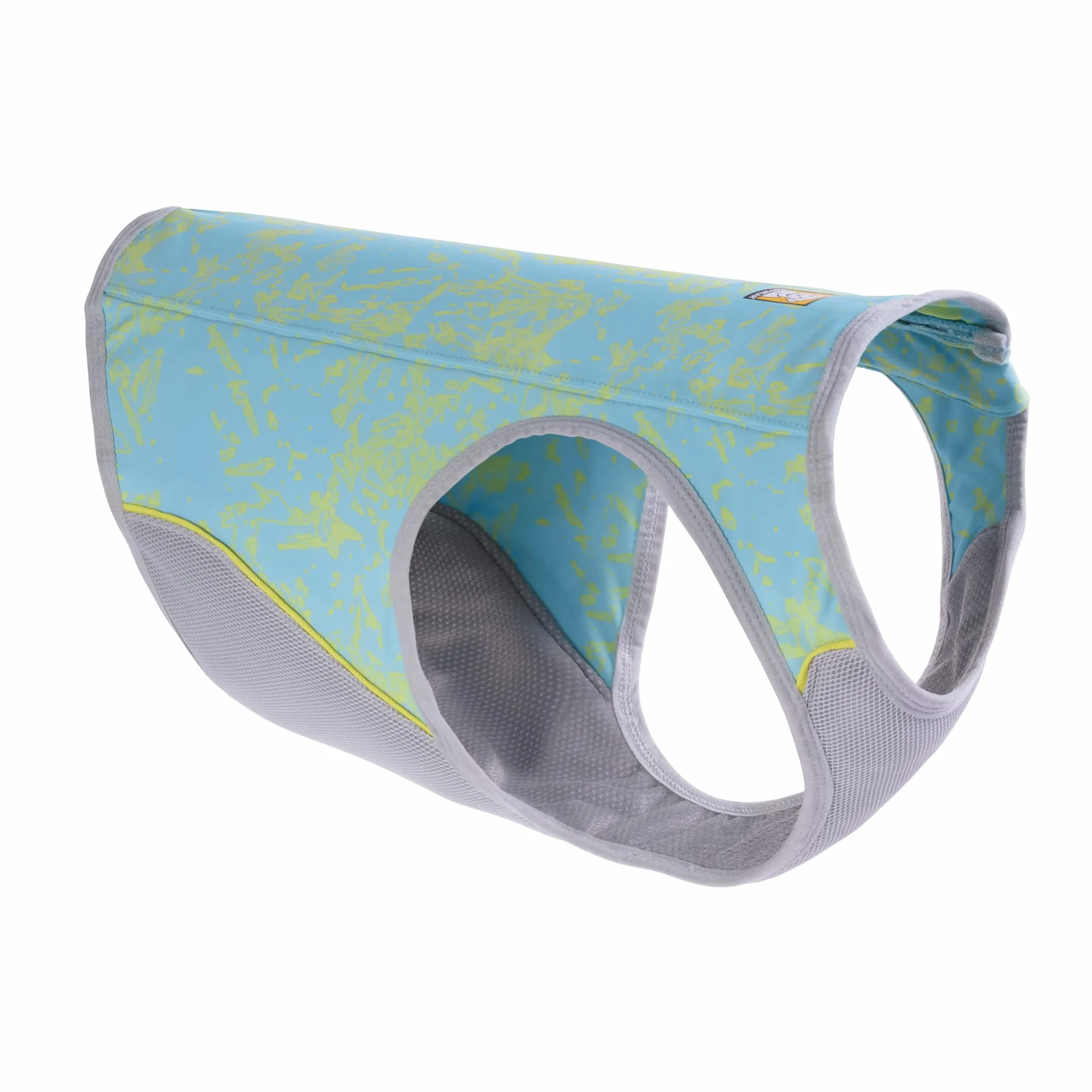 RUFFWEAR Gilet per cani con cerniera, copertura di raffreddamento con pettorina e portale di piombo, SPF 50+ protezione solare per mantenere gli animali freschi, blu nebbia (X-Small, 43-56 cm)