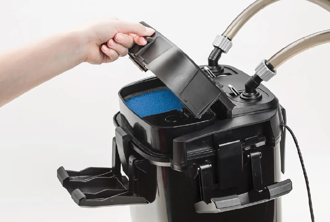 Filtro Ultramax 1500 – Esperto in filtrazione | Potente Filtro Esterno per acquari d'Acqua Dolce 250 – 450 l | 1500 l/h | 16 W | prefiltro + autoadescamento Automatico