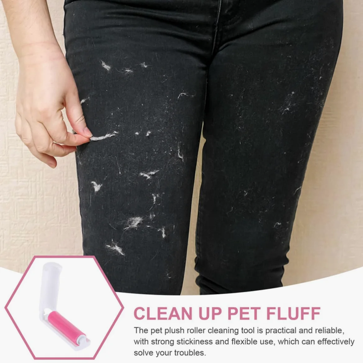 Rullo Adesivo Levapelucchi 20 Pezzi Mini Portatile per Peli Animali Domestici, Riutilizzabile e Lavabile in Plastico per Pulizia Quotidiana