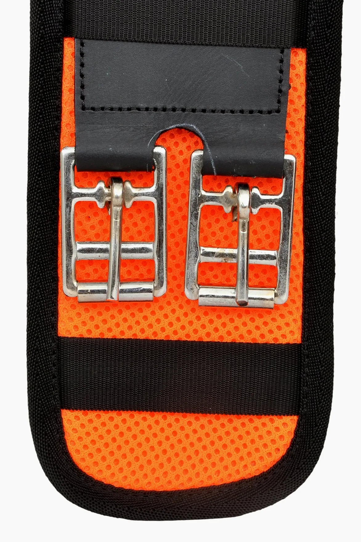 Y&Z Enterprises Sella per Cavallo Inglese Senza Albero Sintetico Multiuso per Tutti Gli Usi con Circonferenza e Cinturino abbinati (Seduta da 39,4 cm, Arancione)