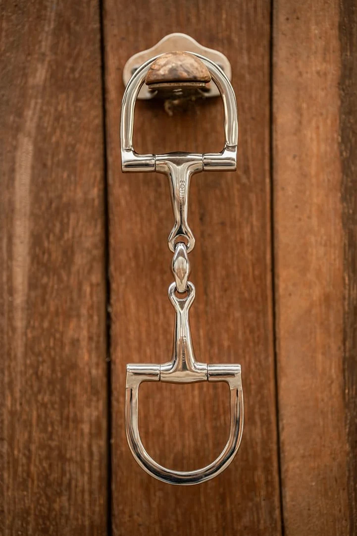 Equinate Anello a D in acciaio inox, 16 mm, doppia rottura, 11,5 cm, dentatura anatomica e delicata con azione delicata, indicazione delle dimensioni incise al laser
