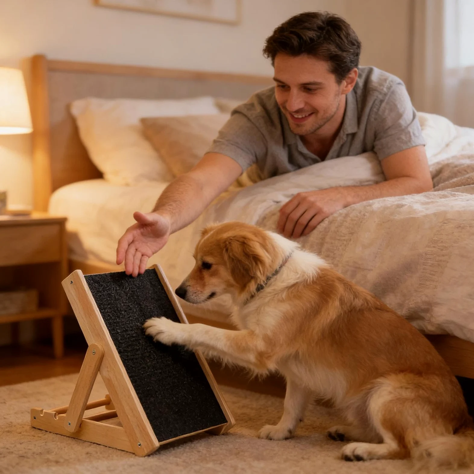 Grattatoio Cani Grattatore Unghie per Animali Domestici con 3 Regolazioni | Levigatore Unghie Cuccioli Per Alleviare La Noia, Protezione Mobili, Uso Interno Ed Esterno, Addestramento, Viag