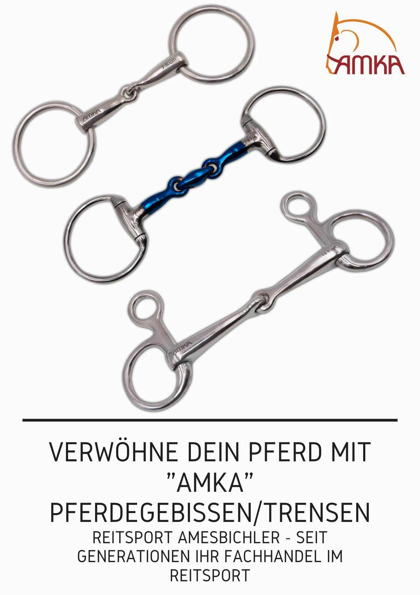 AMKA Morso in gomma flessibile spessore 18 mm, anelli 65 mm