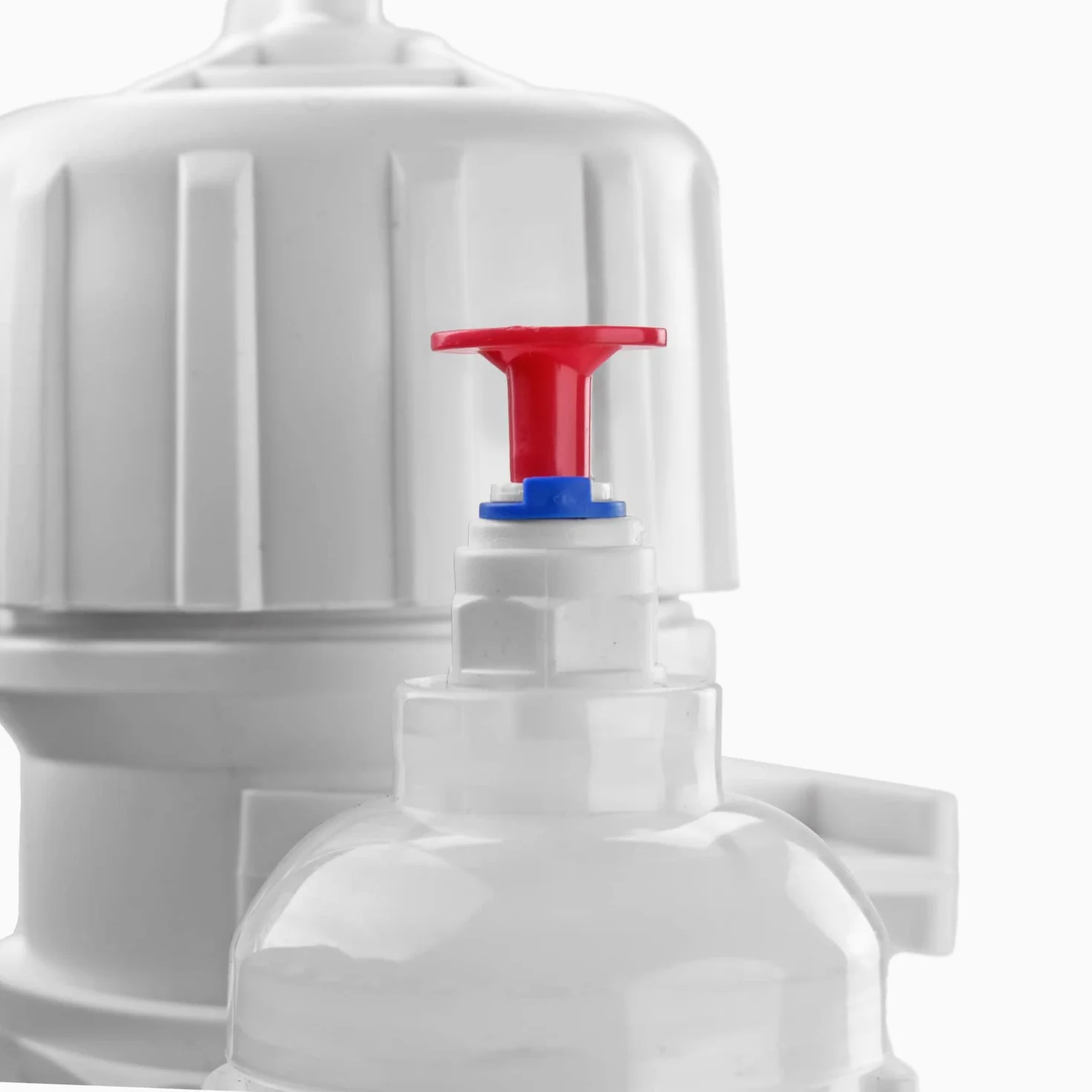 AQPET OSMOSY4 mpianto Osmosi 4 Stadi con Resina per Produzione di Acqua osmotica per Acquario - Membrana da 50 Galloni (190 Litri) / Giorno per Acquari, Bianco