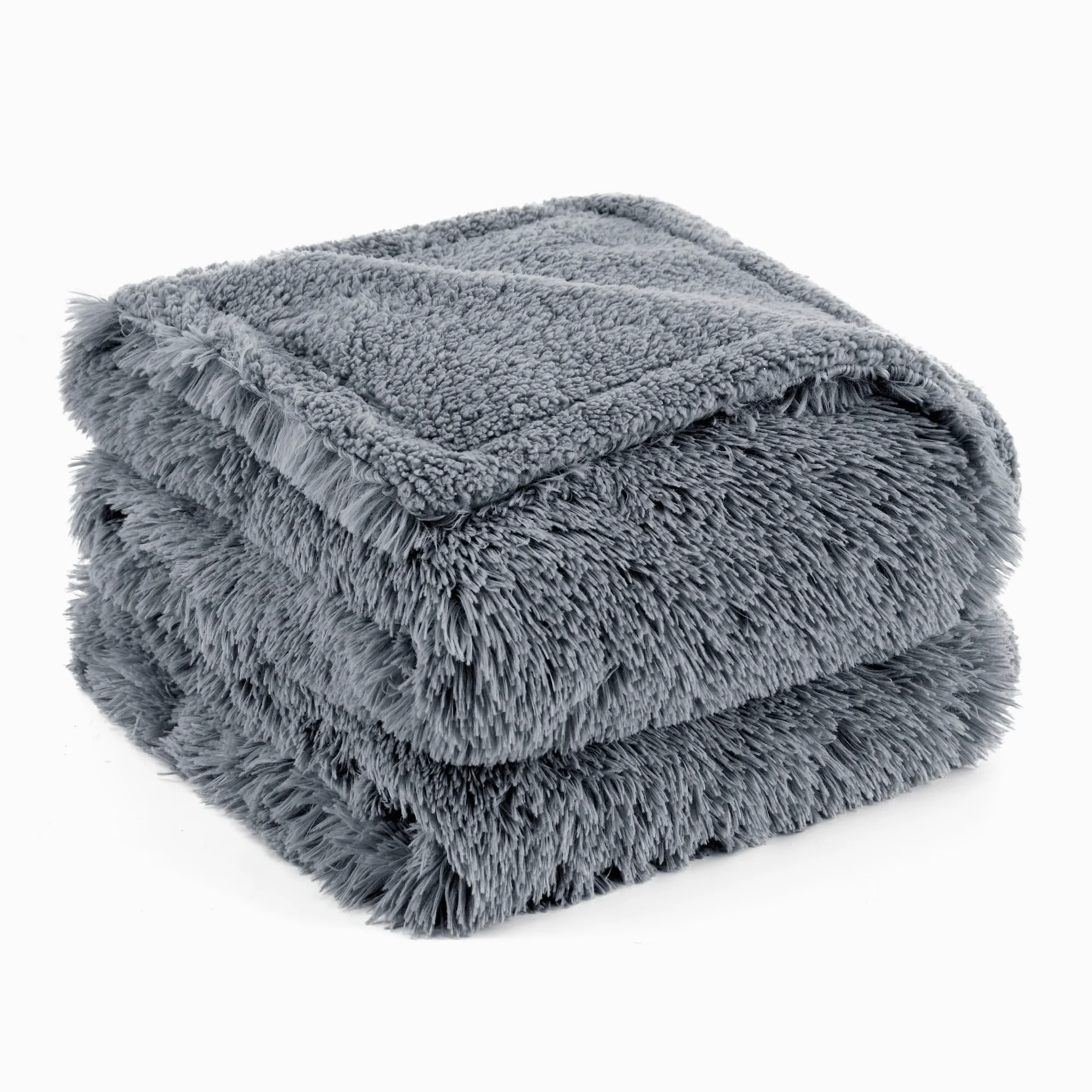 Bedsure Coperte impermeabili per cani di taglia grande, calmante, per letto, divano, protezione lavabile, lunga coperta in pelliccia sintetica per cuccioli, protezione reversibile per mobili, 152 x