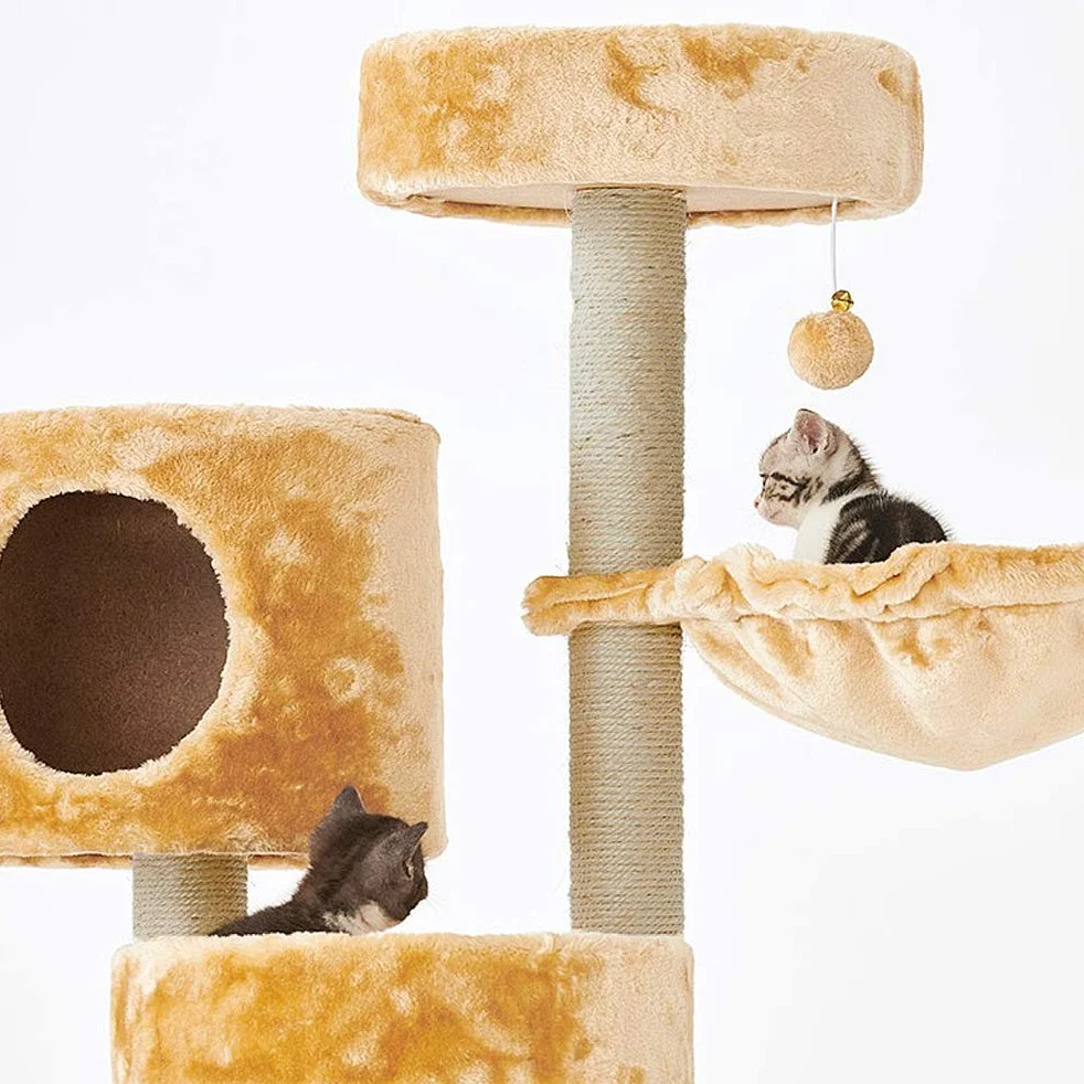 Aoneky Corda di Sisal Naturale 6mm/ 8mm/10mm, 10M-100M - Corda di Sisal per Alberi di Gatto, Gatto Graffiare Pad, Decorazione Casa (100 m x 6 mm)
