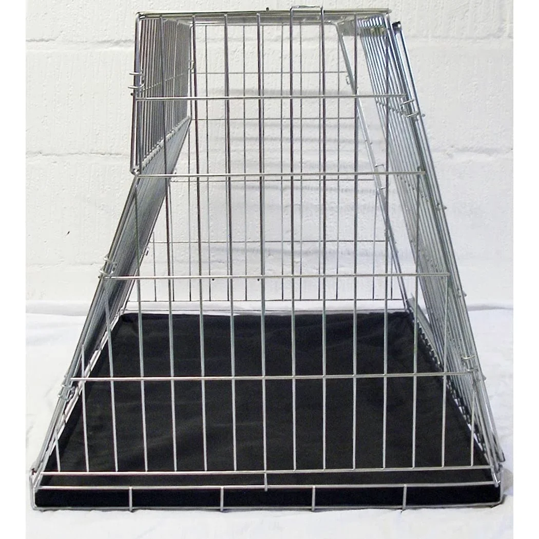 Pet World Universal CDC36 Cucciolo cane viaggio gabbia gabbia con lati inclinati anteriore e posteriore per fare un