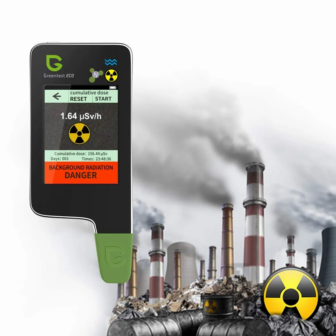 Greentest Eco 5 + contatore di nitrati per pesci Geiger contatore di nitrati per frutta, verdura, carne e acqua TDS tester di radiazione contatore Geiger contatore di radiazioni dosimetro