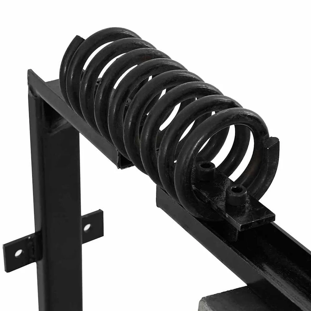 vidaXL Spazzole per il bestiame Rosso e Blu 84 x 10 x 91 cm PVC, Sistema di Spazzole per Bestiame, Montaggio a Parete Robusto, Strumenti di Grooming per Animali