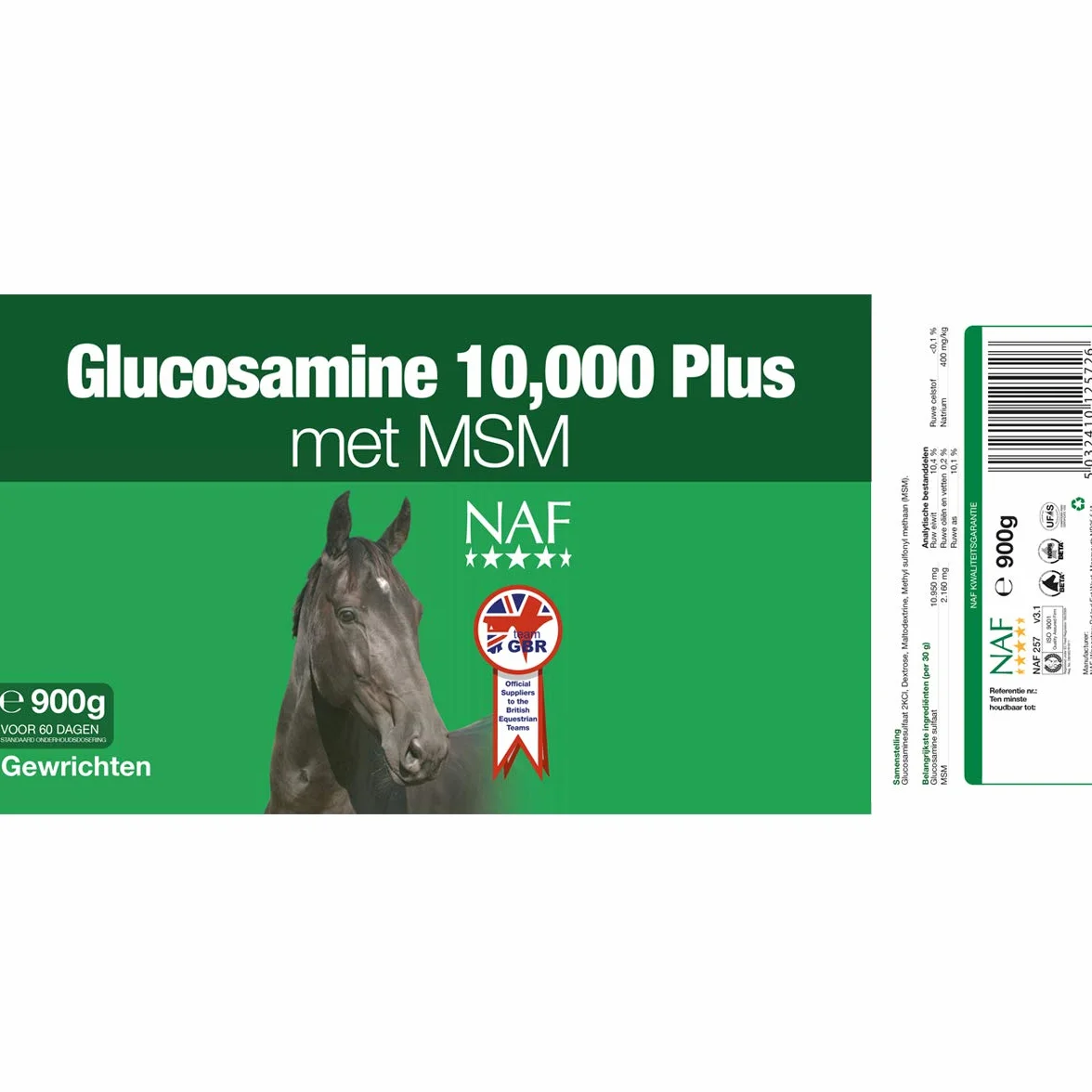 NAF GLUCOSAMINE 10,000 PLUS WITH MSM - 4.5 KG - NLF0498
