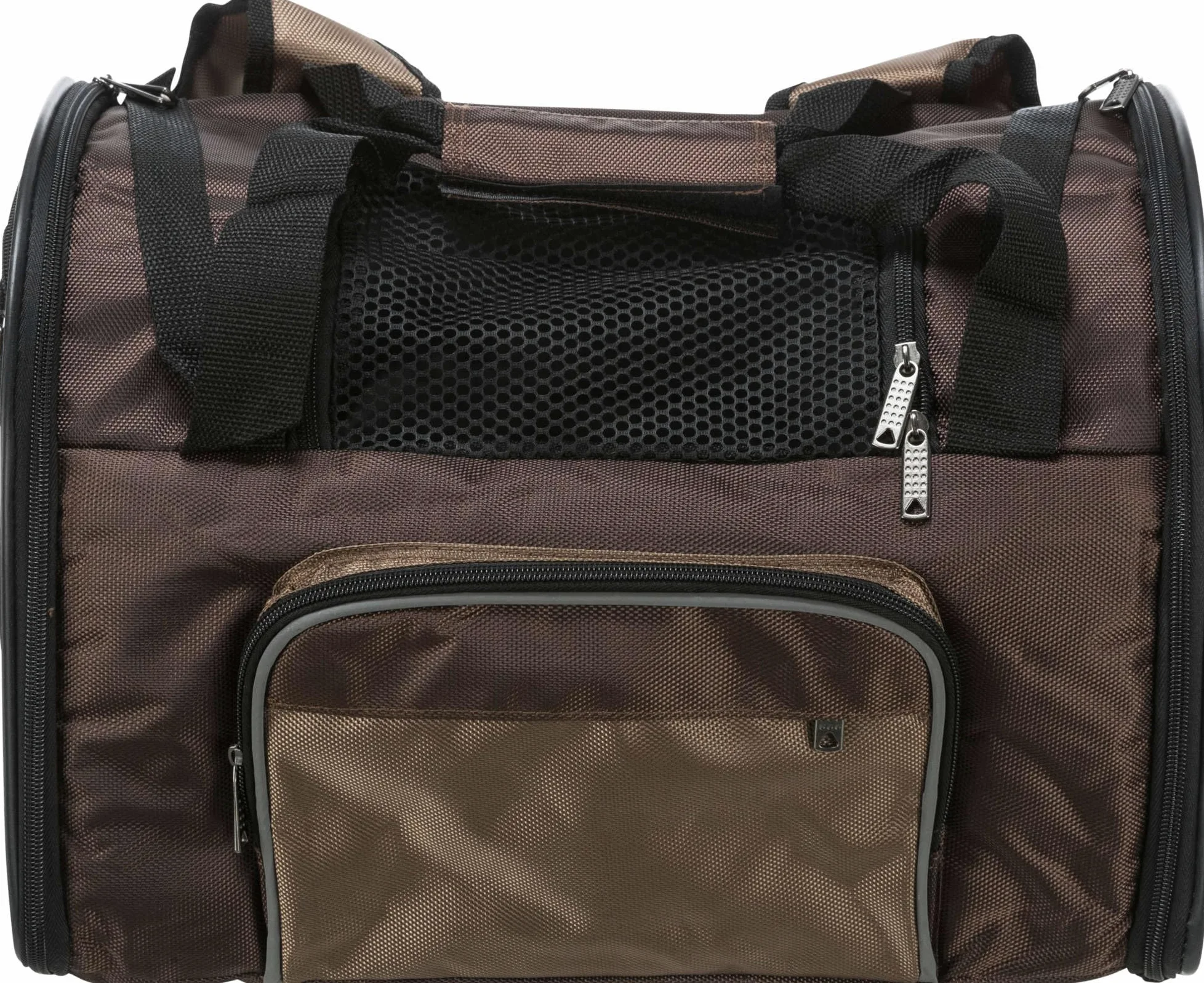 TRIXIE 28871 Deluxe Zaino per trasporto cane/gatto, Marrone / Beige, 41 x 30 x 21 cm