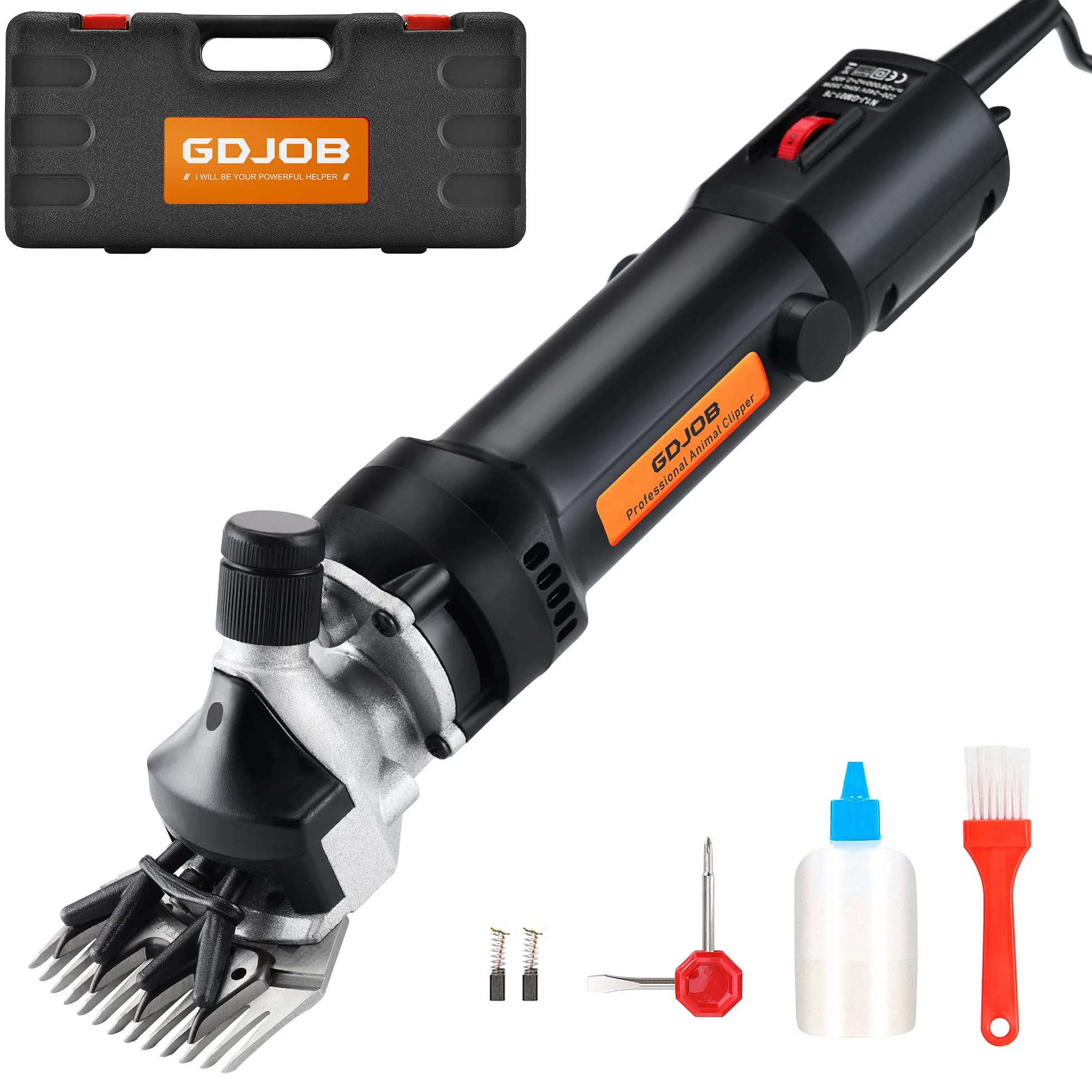 Forbici elettriche, Tosatrici professionali per tosatura delle pecore da 350 W, Forniture per animali da compagnia per la rasatura della lana da pelliccia