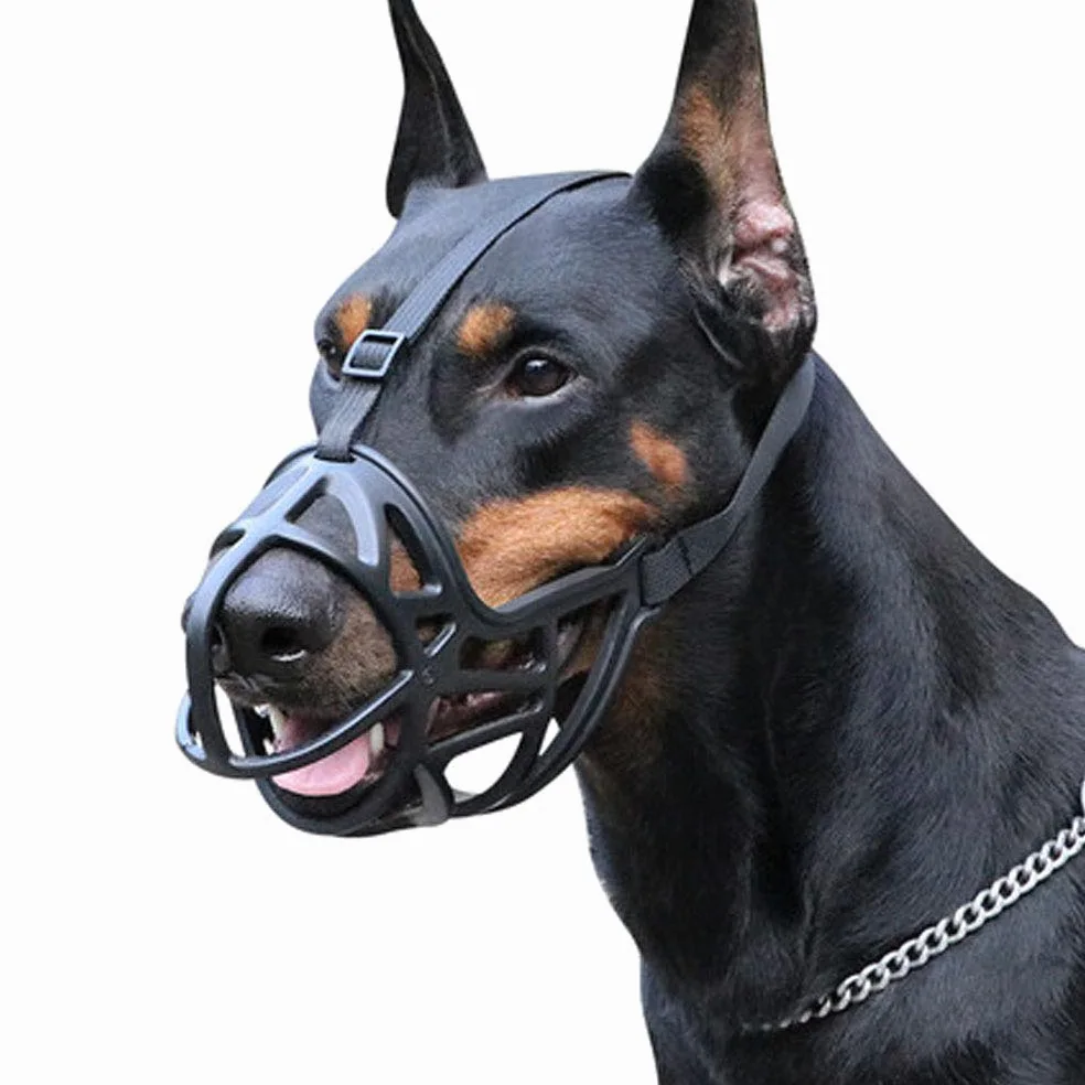 Muzze per Cani, Morbida museruola Traspirante for Cani con Dimensione della Fibbia Regolabile: Protezione Bocca definitiva for Il Controllo di morso/Mangiare/abbaiare