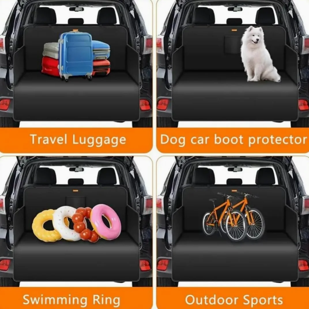 Telo Bagagliaio Auto per Cani per BMW X3 2017-2024 2025, Telo Auto per Cani con Protezione Laterale e Paraurti Telo Auto per Cani Bagagliaio(B,132 * 104)