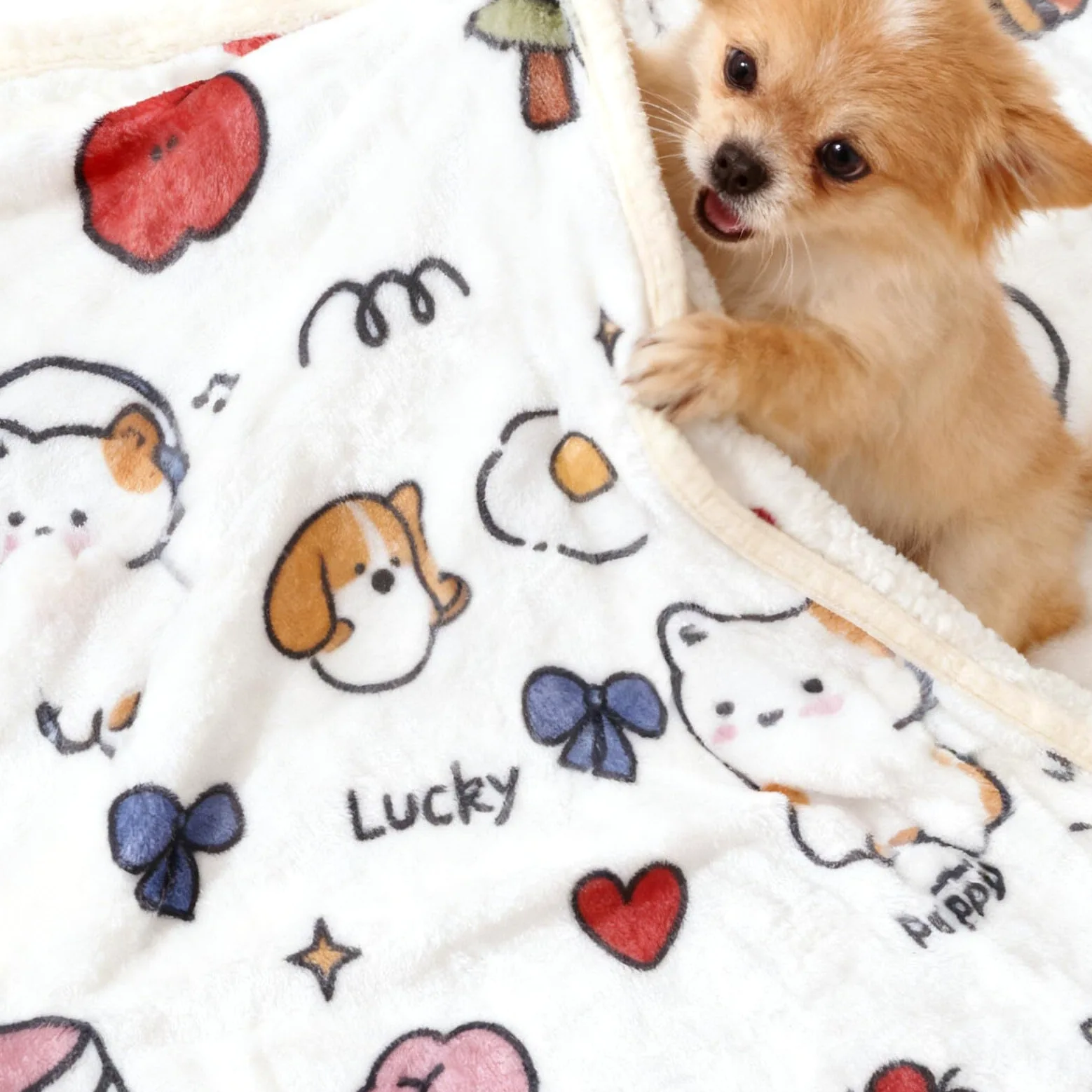 Coperta per Cani e Gatti in Pile Morbido 15X20 M Coperta Lenitiva e Calda per Animali Domestici Lavabile in Lavatrice Adatta per Divano Viaggio e Uso Quotidiano