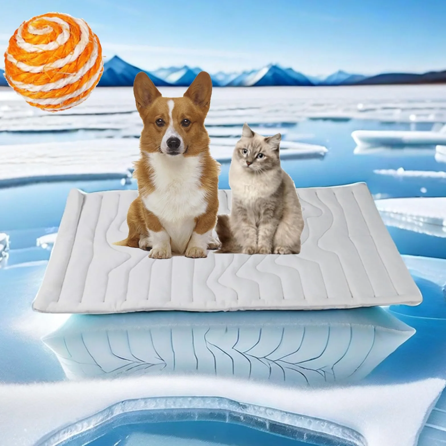 Dr Pfoten - Tappetino rinfrescante per cani, auto-raffreddante, coperta rinfrescante per cani, tappetino rinfrescante per cani, Paw Chill, l'innovativo tappetino rinfrescante per il tuo cane