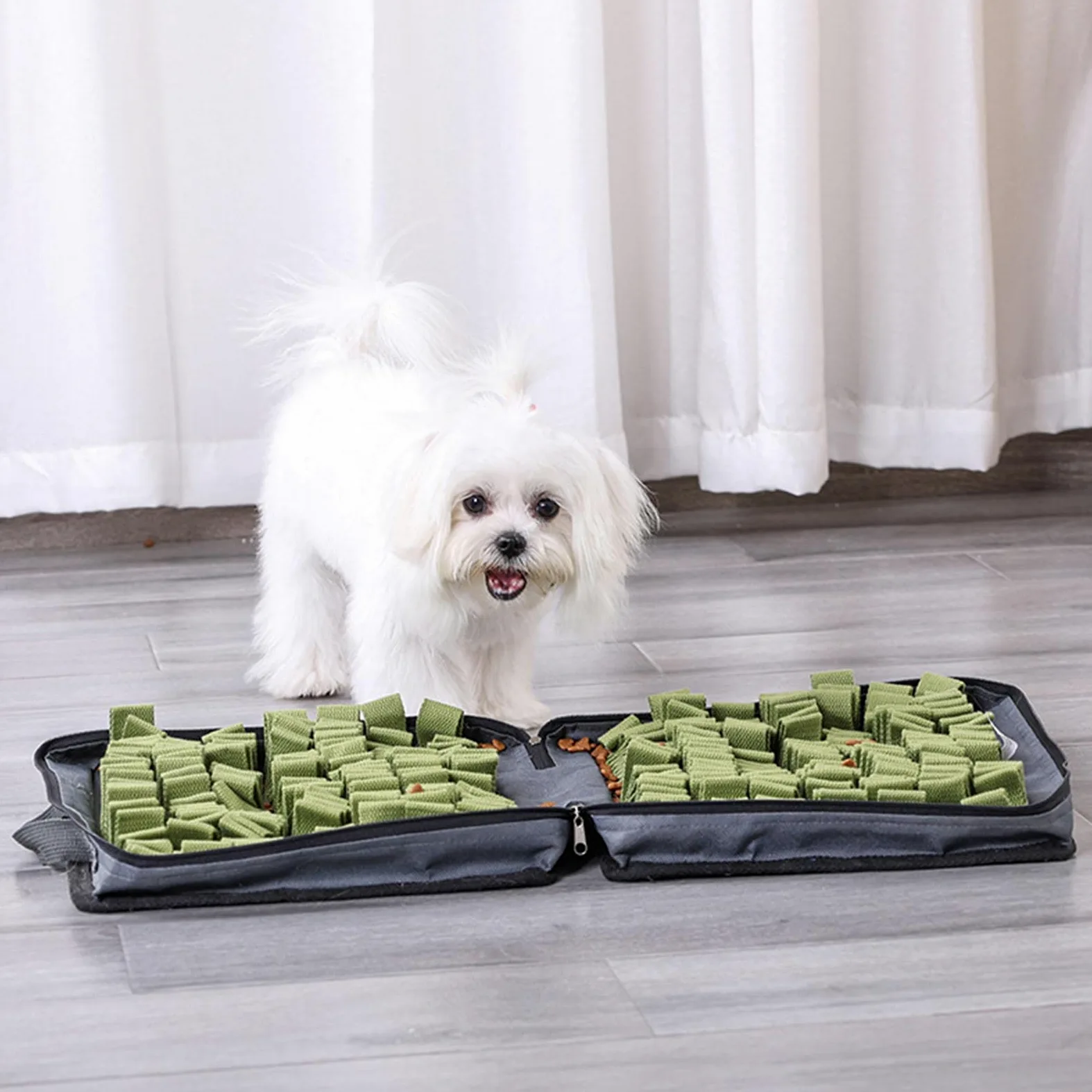 Cane Snuffle Peluche Treat Dispensing Coperta Per Cani Interattivo Ripieno Pet Masticare Giocattolo Ridurre La Noia Obesità