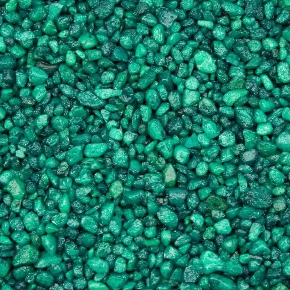 Ghiaia speciale verde per acquari d'acqua dolce, sacco da 2,3 kg