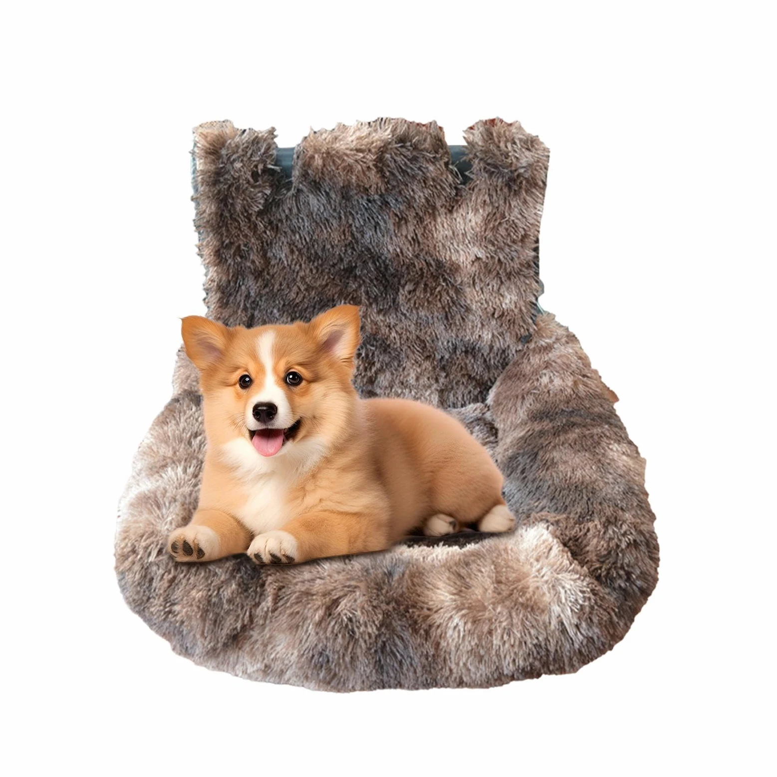 Sedile Auto Cani Cuscino Lavabile Auto Viaggio | Seggiolino In Peluche Per Cani Taglia Media Per Cuccioli E , Viaggi, Vacanze, Campeggio E Visite Veterinarie