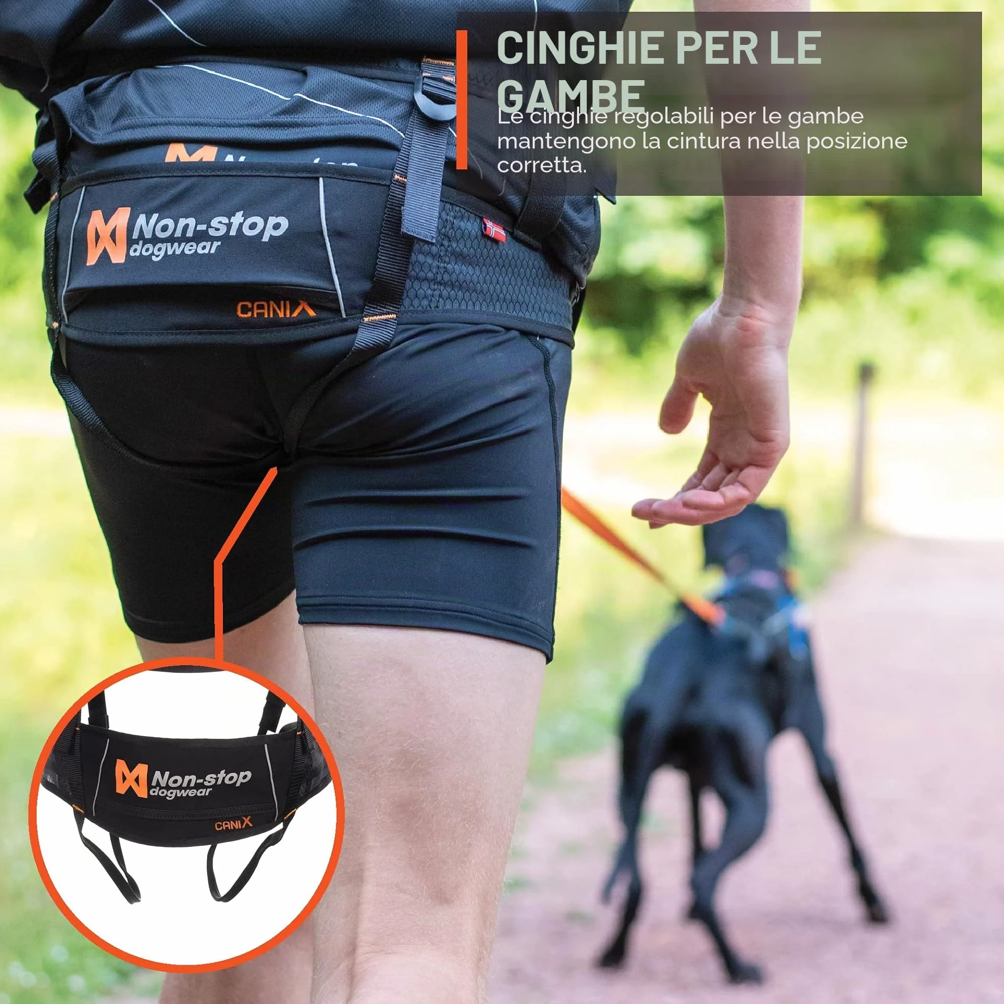 Non-stop dogwear Tenda CANIX, 123X, massima sicurezza, peso minimo, taglia: M