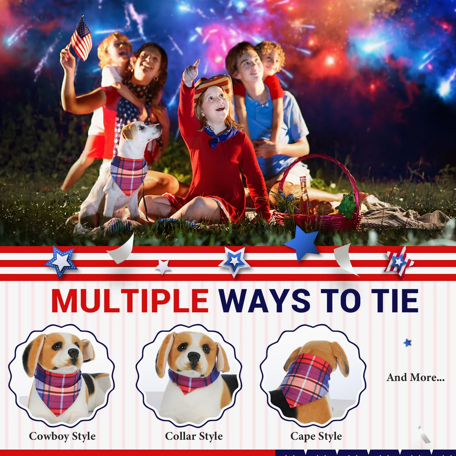 Geyoga 60 bandane per cani a quadri per animali domestici, bavaglini per cuccioli, bandana, regolabili, lavabili, accessori per costumi per animali domestici, forniture per gatti e cani di piccola e