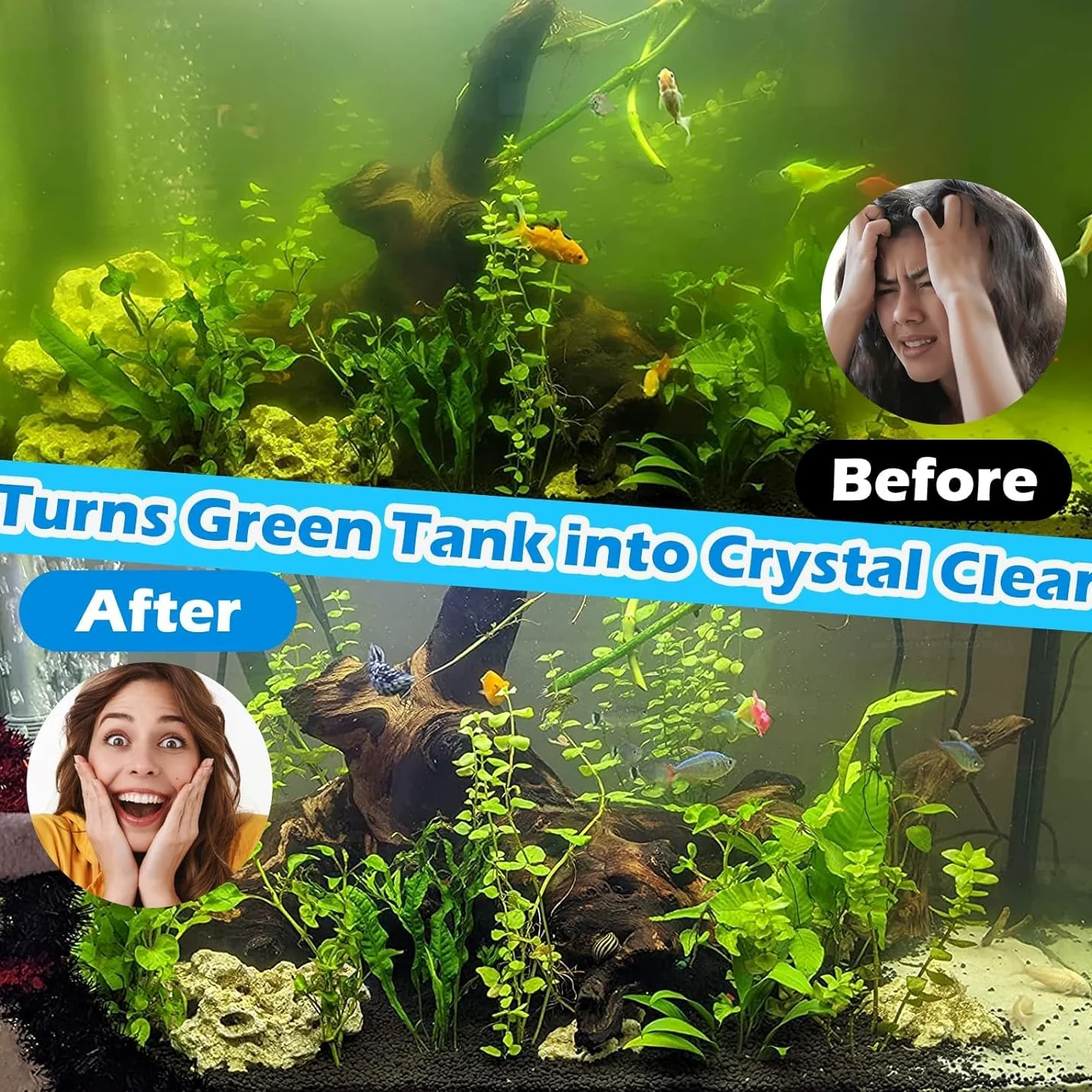 Filtro acquario 660GPH sterilizzatore UV per acquario per 100-400 galloni pompa potente 24V DC per grande filtro per immersione a freddo per laghetto Koi macchina verde uccidere con rimozione