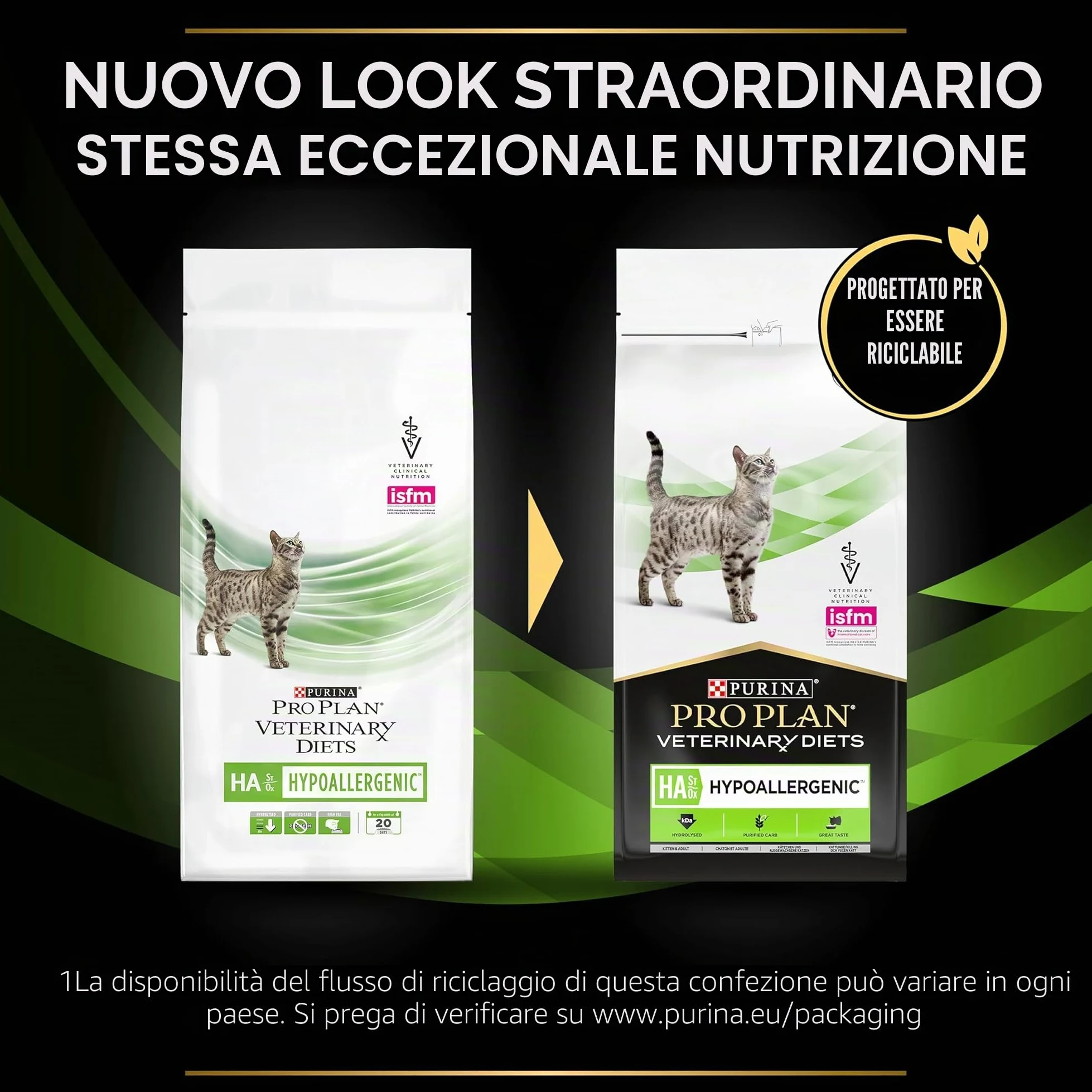 Purina PRO Plan Veterinary Diets Feline HA St/Ox Dieta Clinica ipoallergenica per Gatti, asciutta