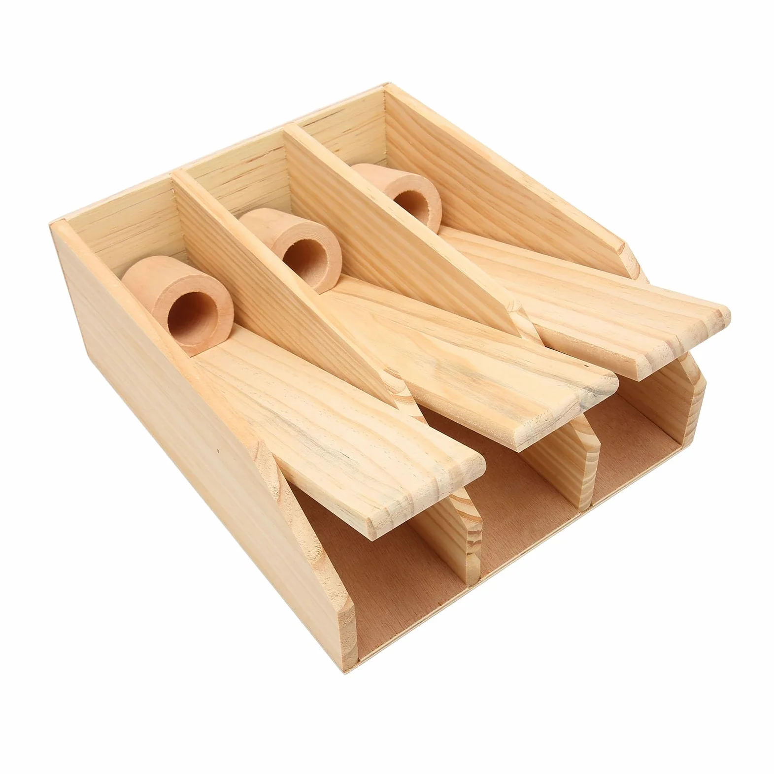 Tbest Puzzle per Cani, Giocattoli per Foraggiamento - Dispenser Interattivo in Legno per Cani e Gatti, Giocattolo per Addestramento Alla Stimolazione Mentale con Design Sicuro per Piccoli Animali