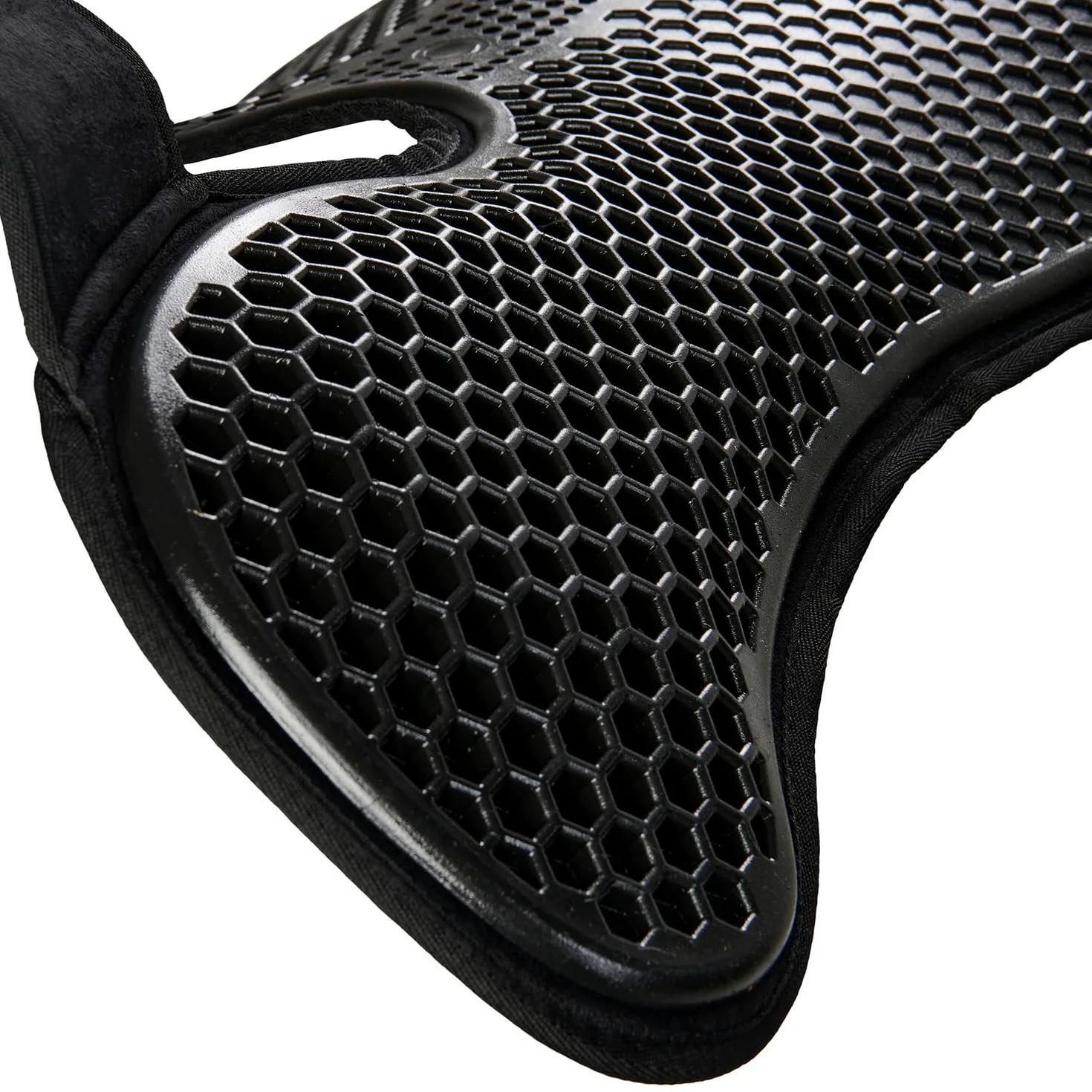 ACAVALLO SALVAGARRESE FREE HEXA GEL 1/2 PAD E ALZATA ANTERIORE CON MICROPILE CAVALLO EQUITAZIONE ALZAPALETTA (NERO)