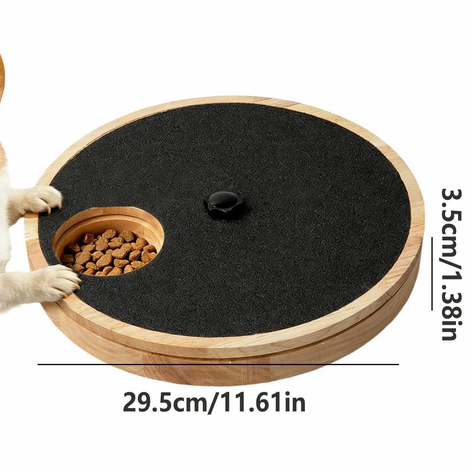 Tagliaunghie per Cani a Rotazione Gadget in legno per arricchimento | Giocattolo per Unghie Cane Adatto per cuccioli, razze piccole e grandi, camera da , balcone,