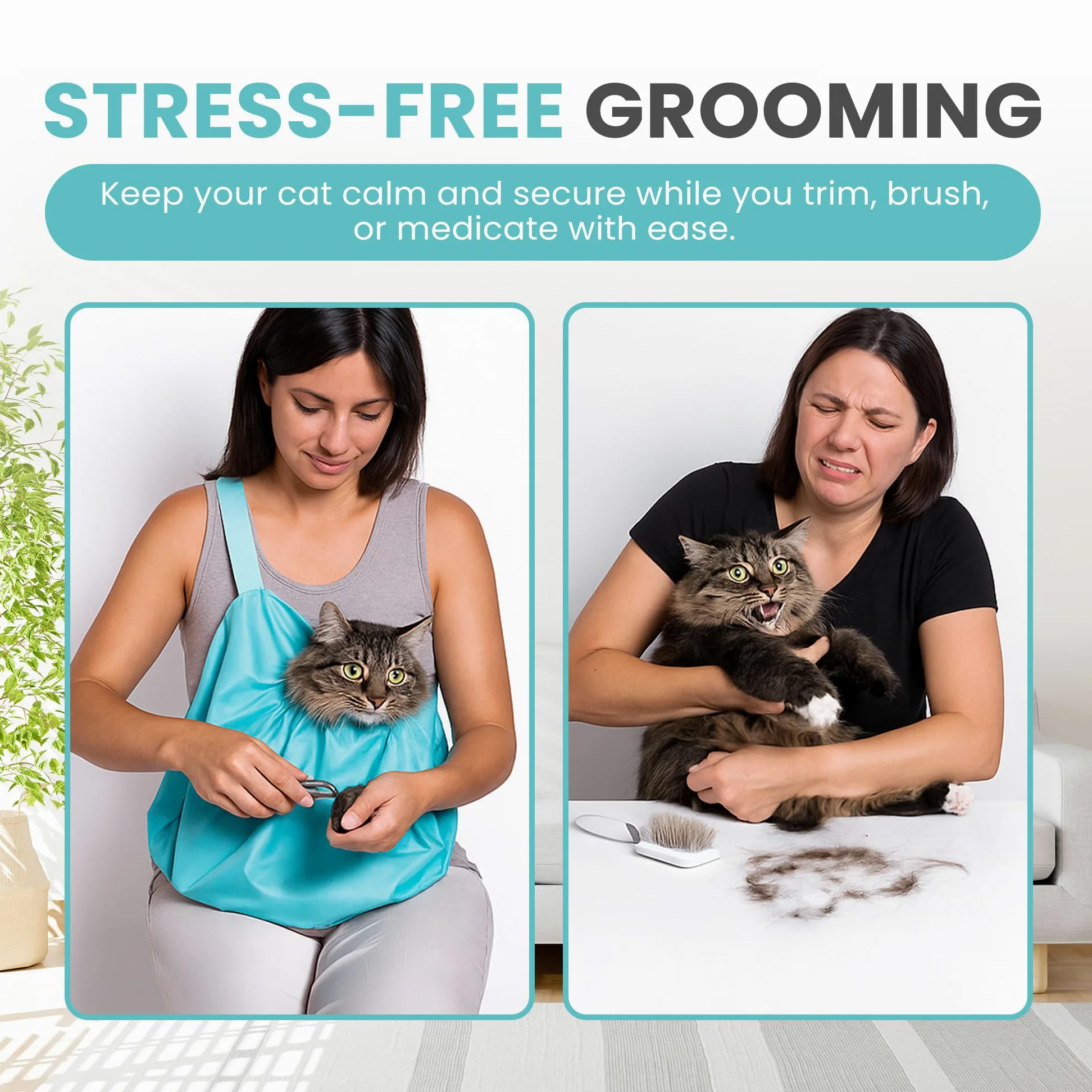 Purrfect della l' Originale Visto in TV. Il Vettore Comfy Cat & Grooming Sacco in One, One Size Fits Most, Lexi Myrtle