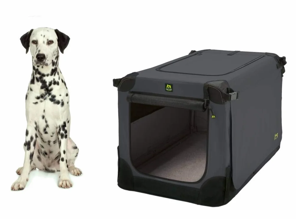Maelson Soft Kennel - Contenitore per Cani, Colore: Antracite, 72 x 51 x 51 cm