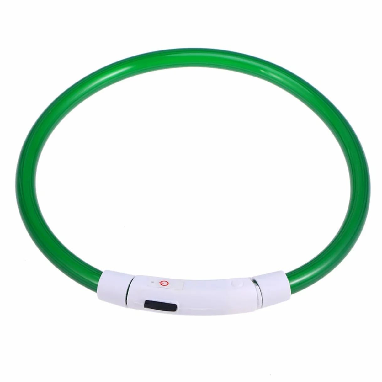 Housoutil 3pezzi Collare Led Ricaricabile Per Cani Con Luce Lampeggiante Usb Sicurezza Notturna Per Animali Domestici Modalità Di Illuminazione Verde Fluorescente