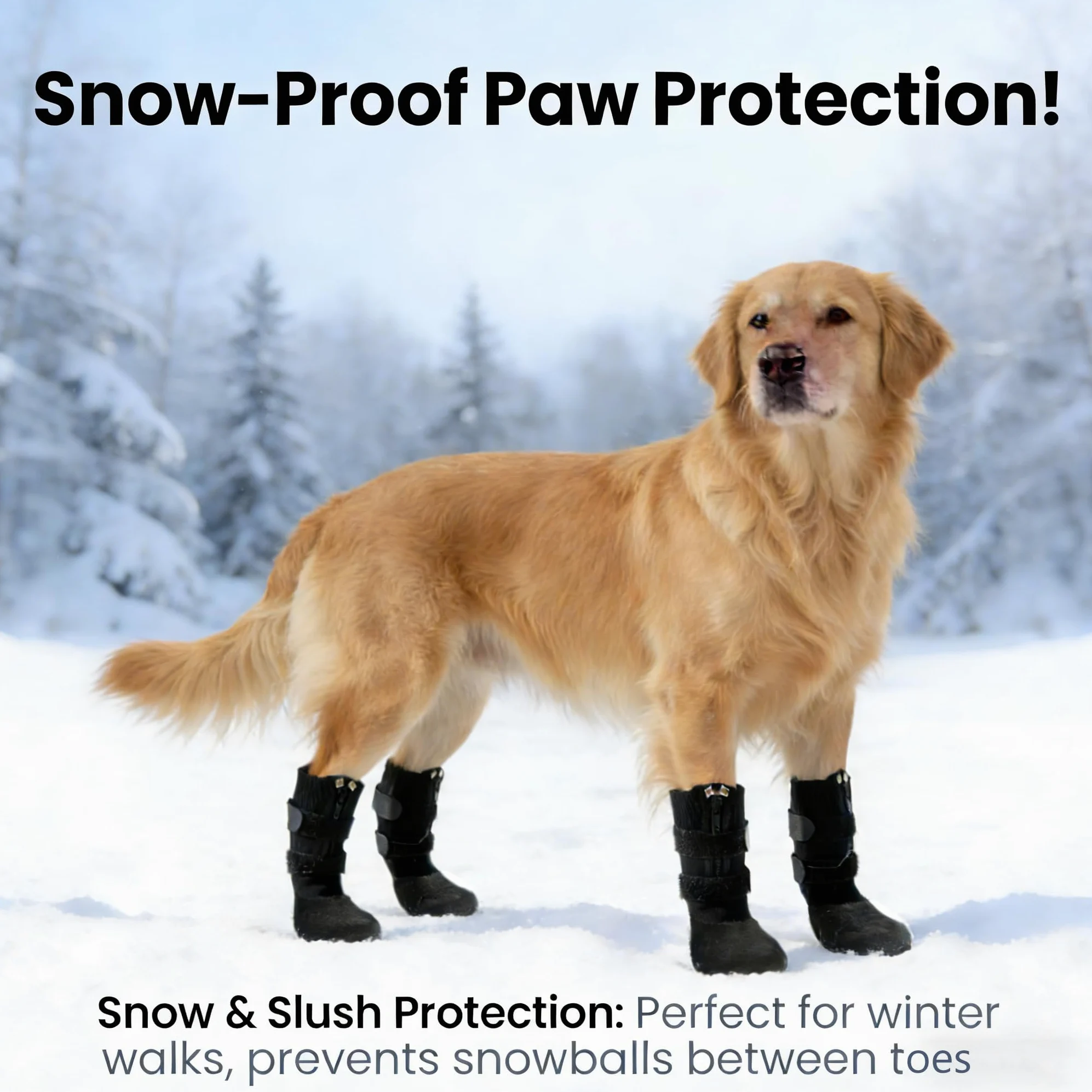 Calzini antiscivolo per cani con cerniera, scarpe per cani impermeabili per evitare di leccare le zampe, giornate invernali, neve, pioggia, protezione per pavimentazione calda, per cani