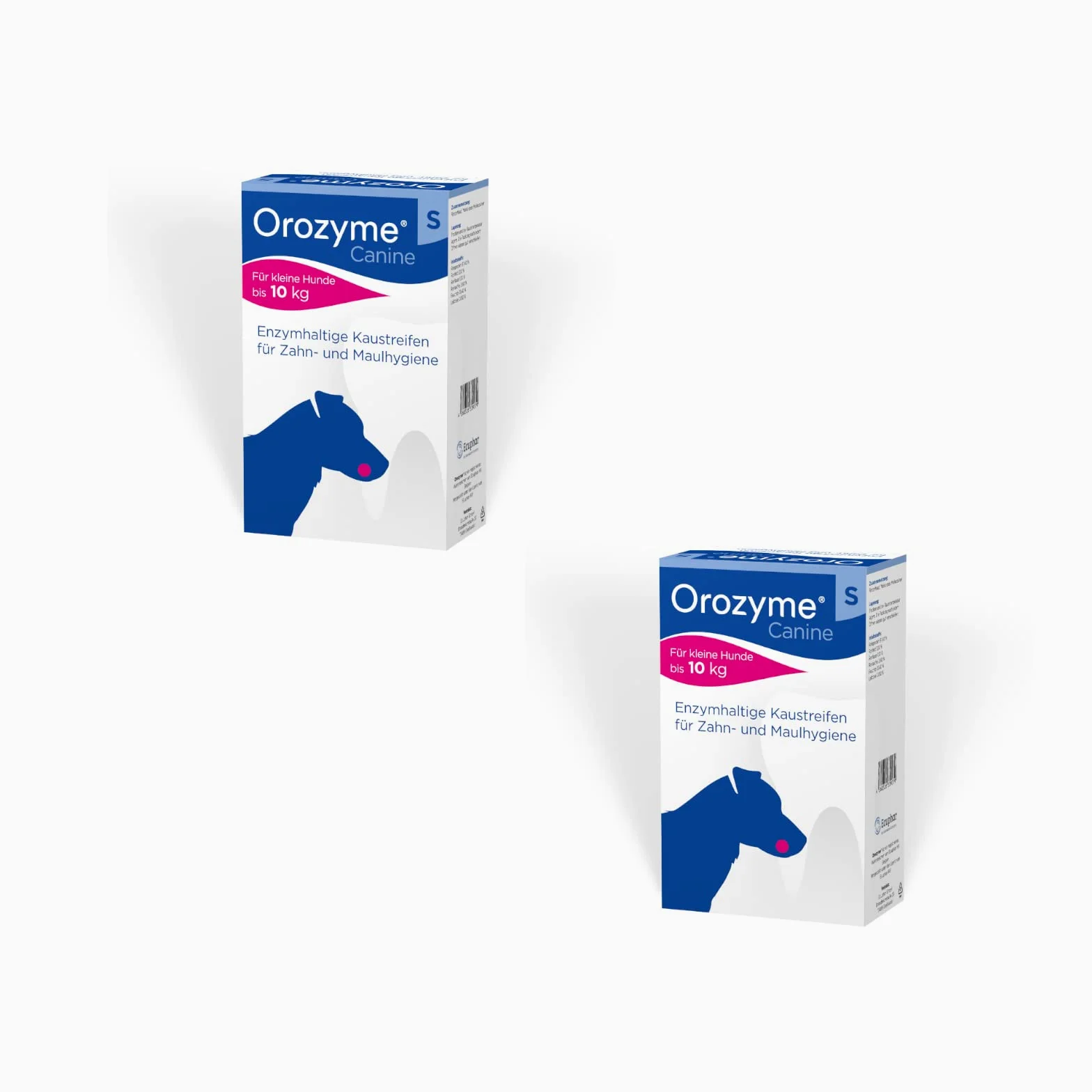 Orozyme Strisce da masticare S, confezione doppia, 2 x 224 g